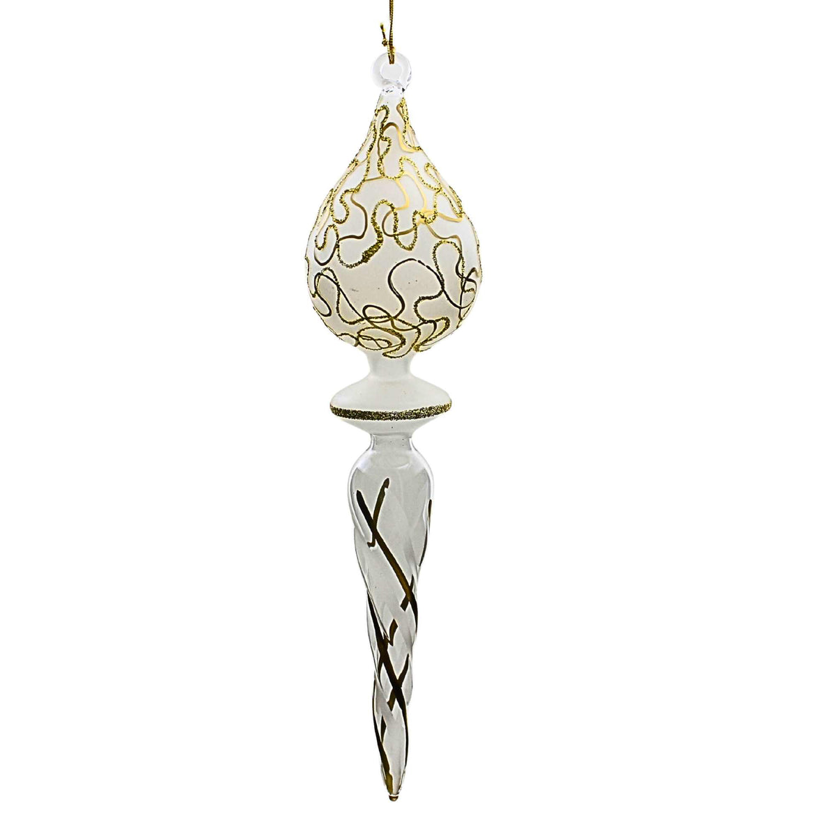 De Carlini Italian Ornaments Winter Filigree - - SBKGifts.com