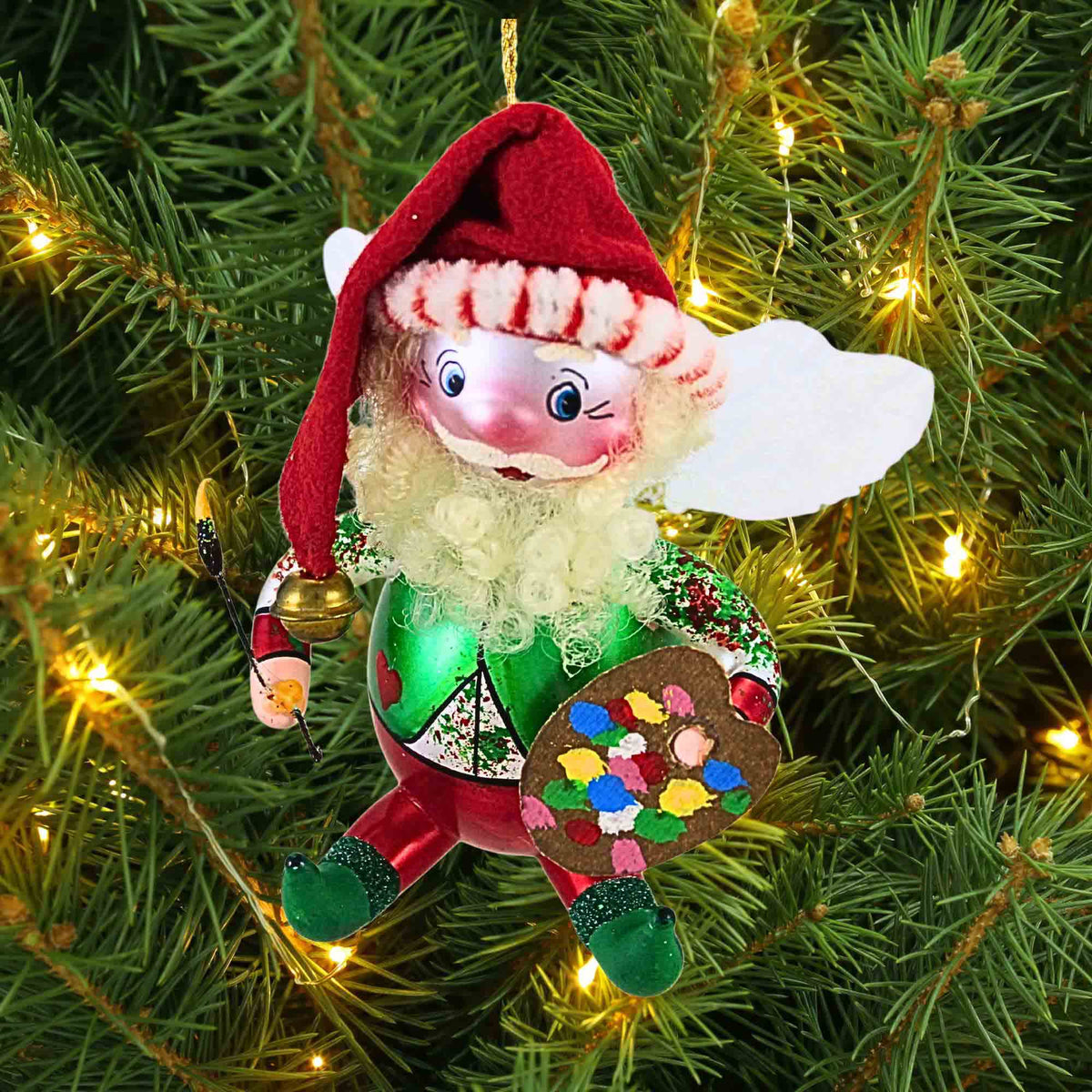 De Carlini Italian Ornaments Raphael Painterfly - - SBKGifts.com