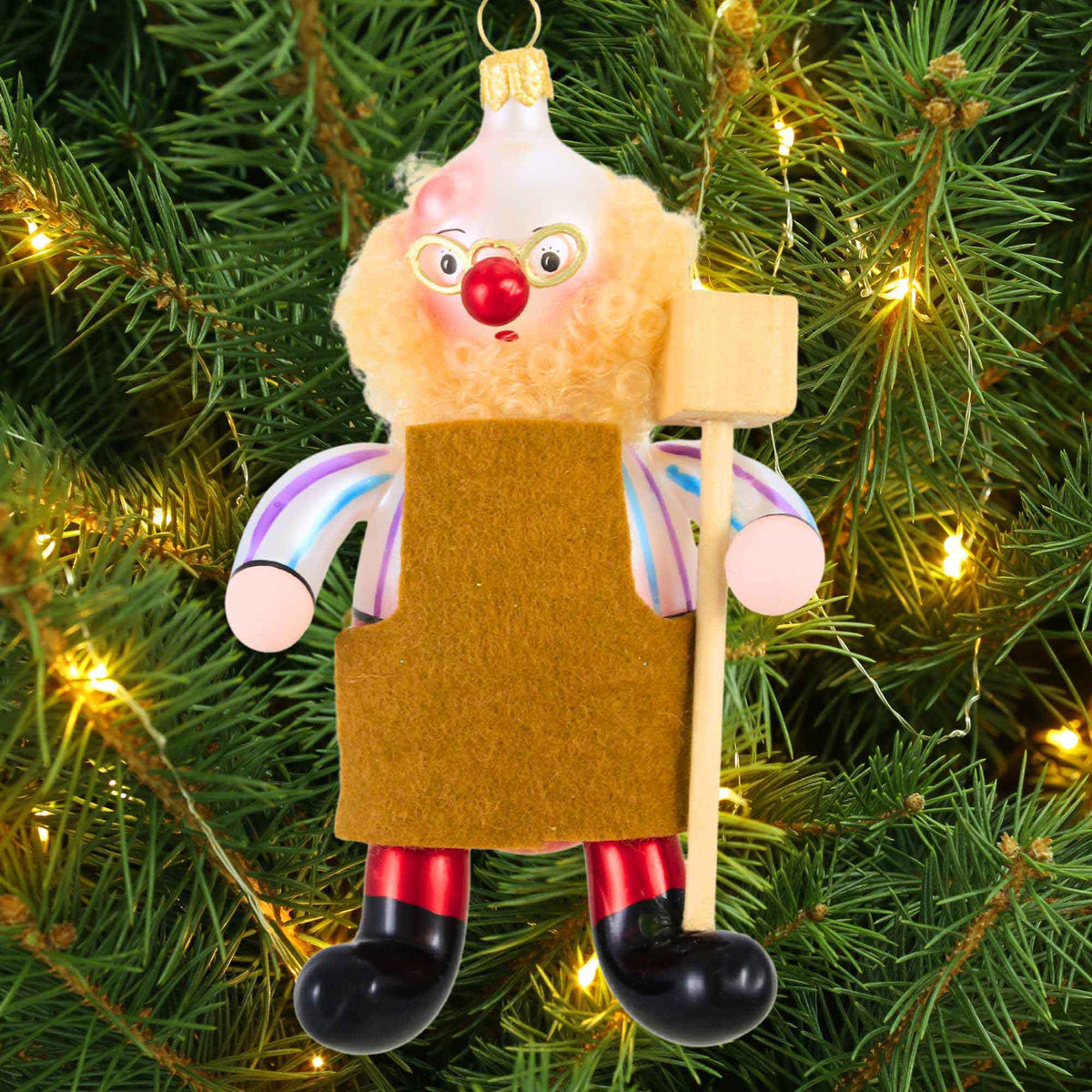 De Carlini Italian Ornaments Woodshop Walter - - SBKGifts.com