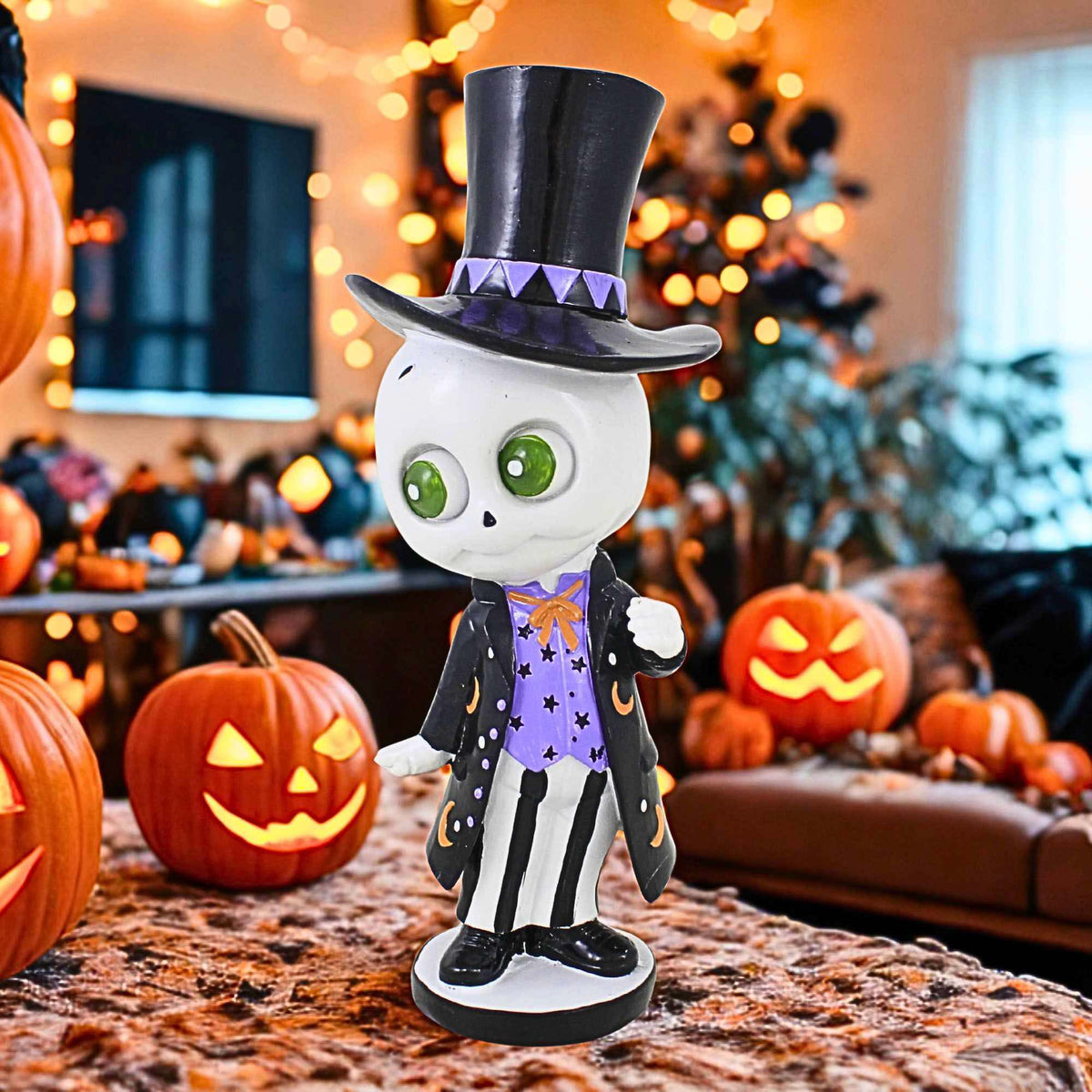 December Diamonds Top Hat Skeleton Boy - - SBKGifts.com