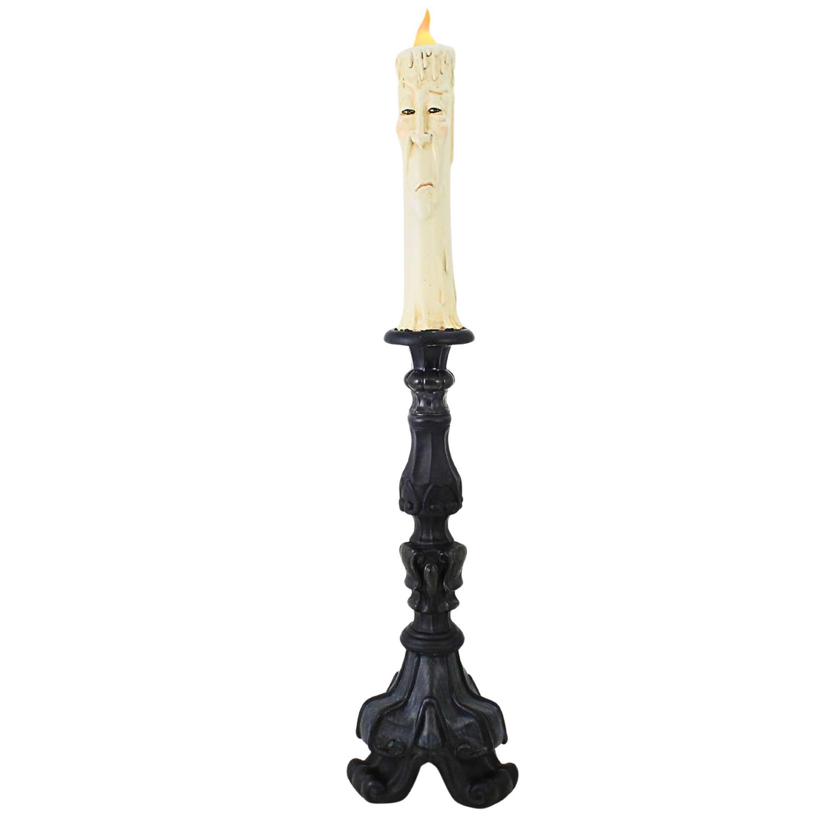 67295 24.5 Inch Spooky Face Candlestick 2930561