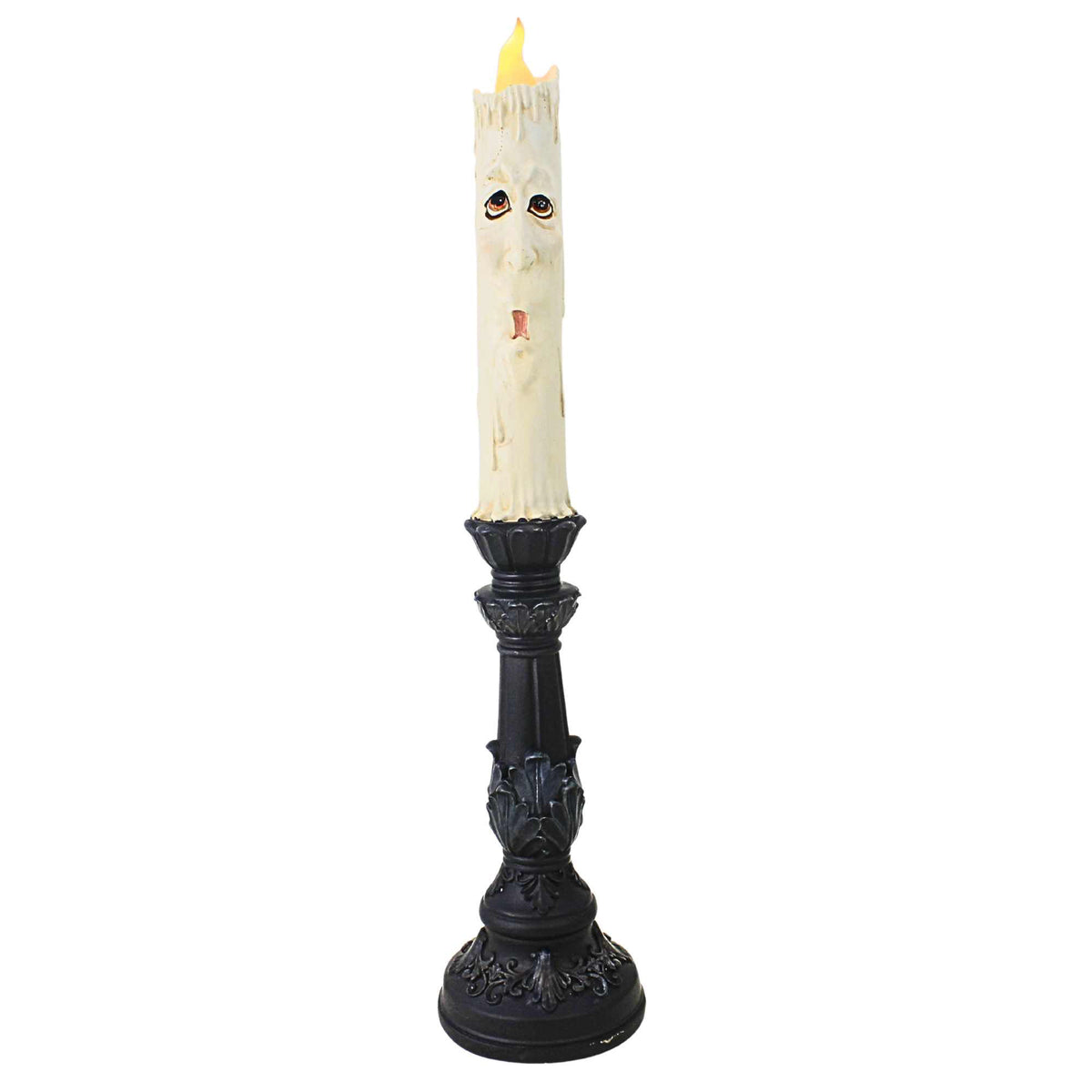 67296 20 Inch Spooky Face Candlestick 2930562