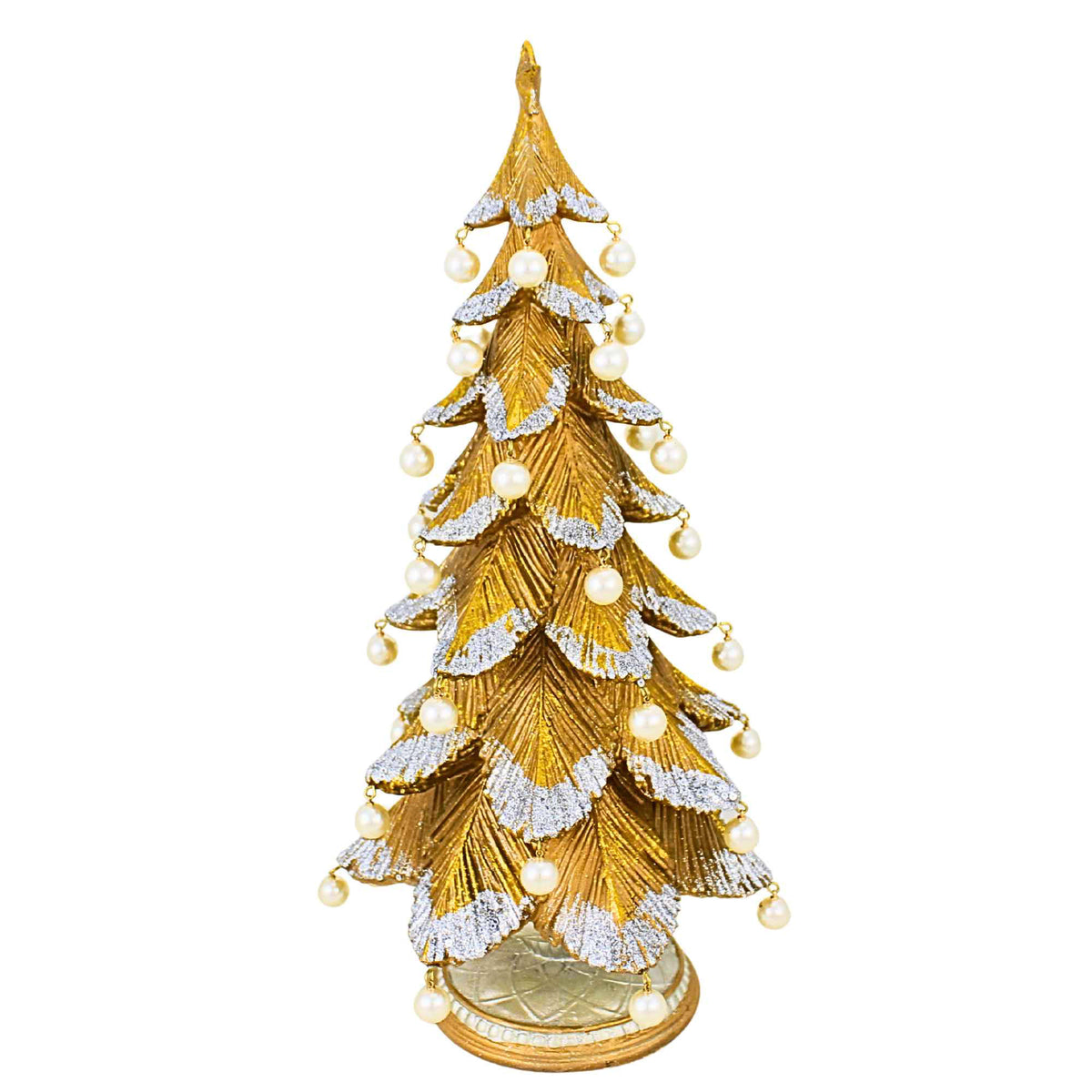 December Diamonds Gold Tree W/ Pearl Dangles - - SBKGifts.com