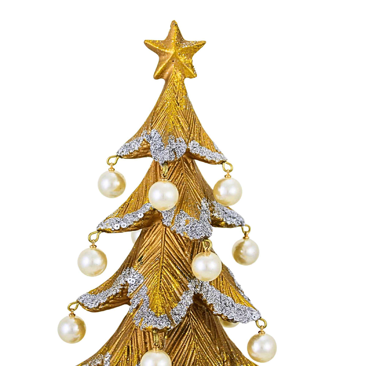 December Diamonds Gold Tree W/ Pearl Dangles - - SBKGifts.com