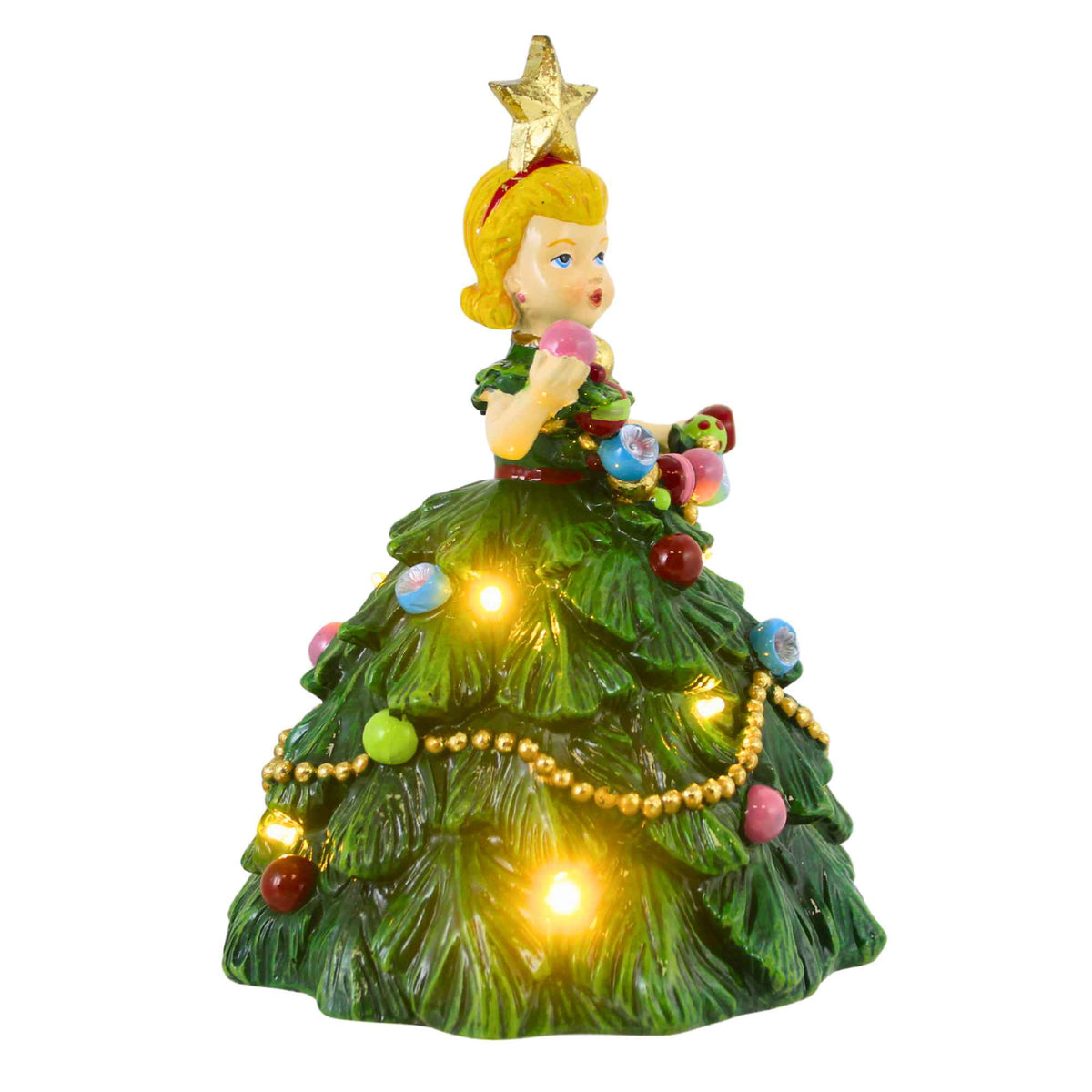 December Diamonds Vintage Christmas Girl - - SBKGifts.com