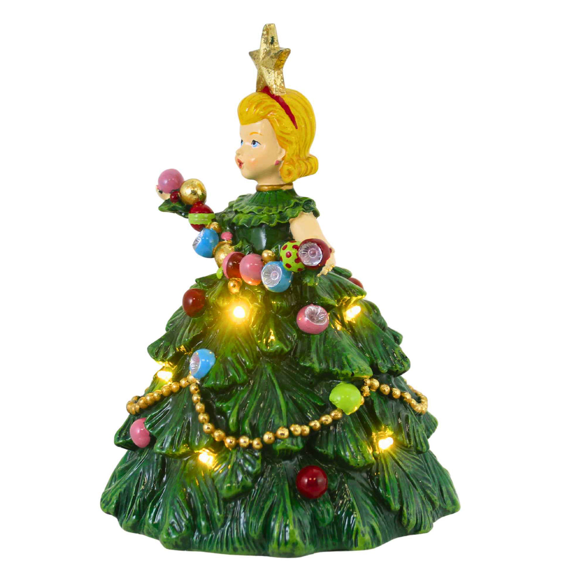 December Diamonds Vintage Christmas Girl - - SBKGifts.com