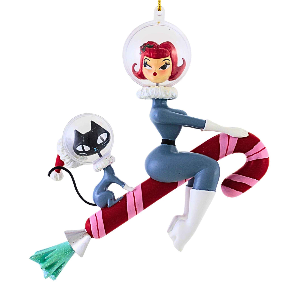 67302 Space Girl W/ Cat On Rocket 5555724