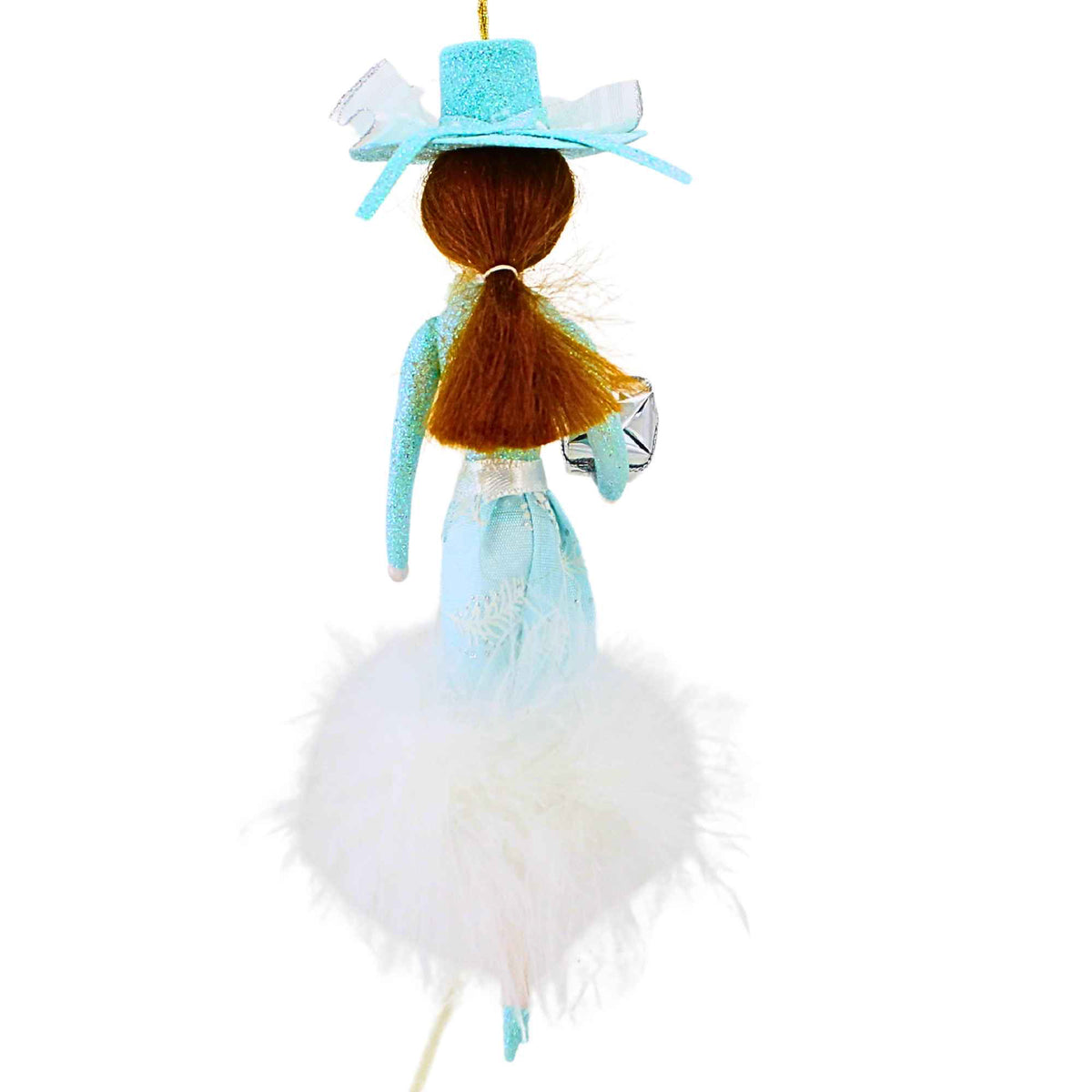 De Carlini Italian Ornaments Lady Pearl Fontaine - - SBKGifts.com