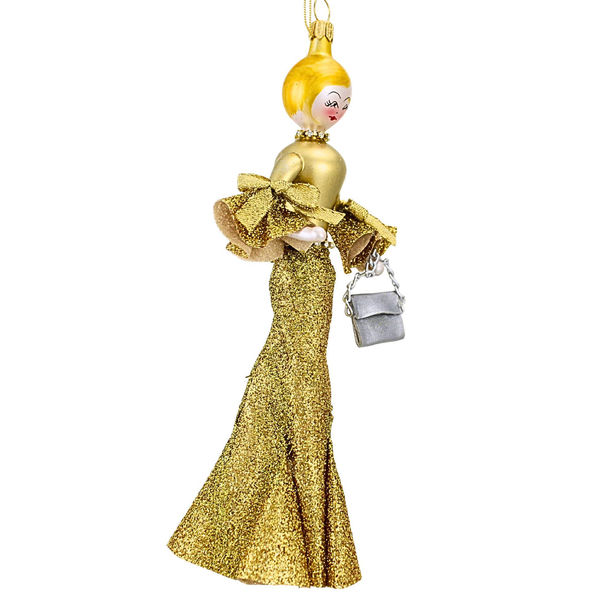De Carlini Italian Ornaments Gilded Grace - - SBKGifts.com