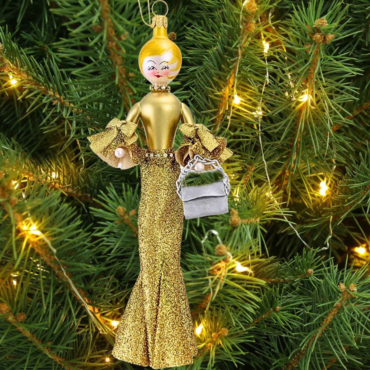 De Carlini Italian Ornaments Gilded Grace - - SBKGifts.com