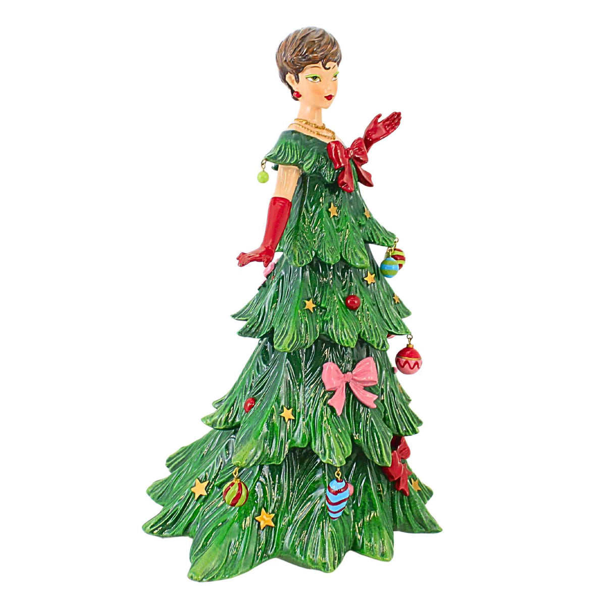December Diamonds Holly Jolly Tree Lady - - SBKGifts.com