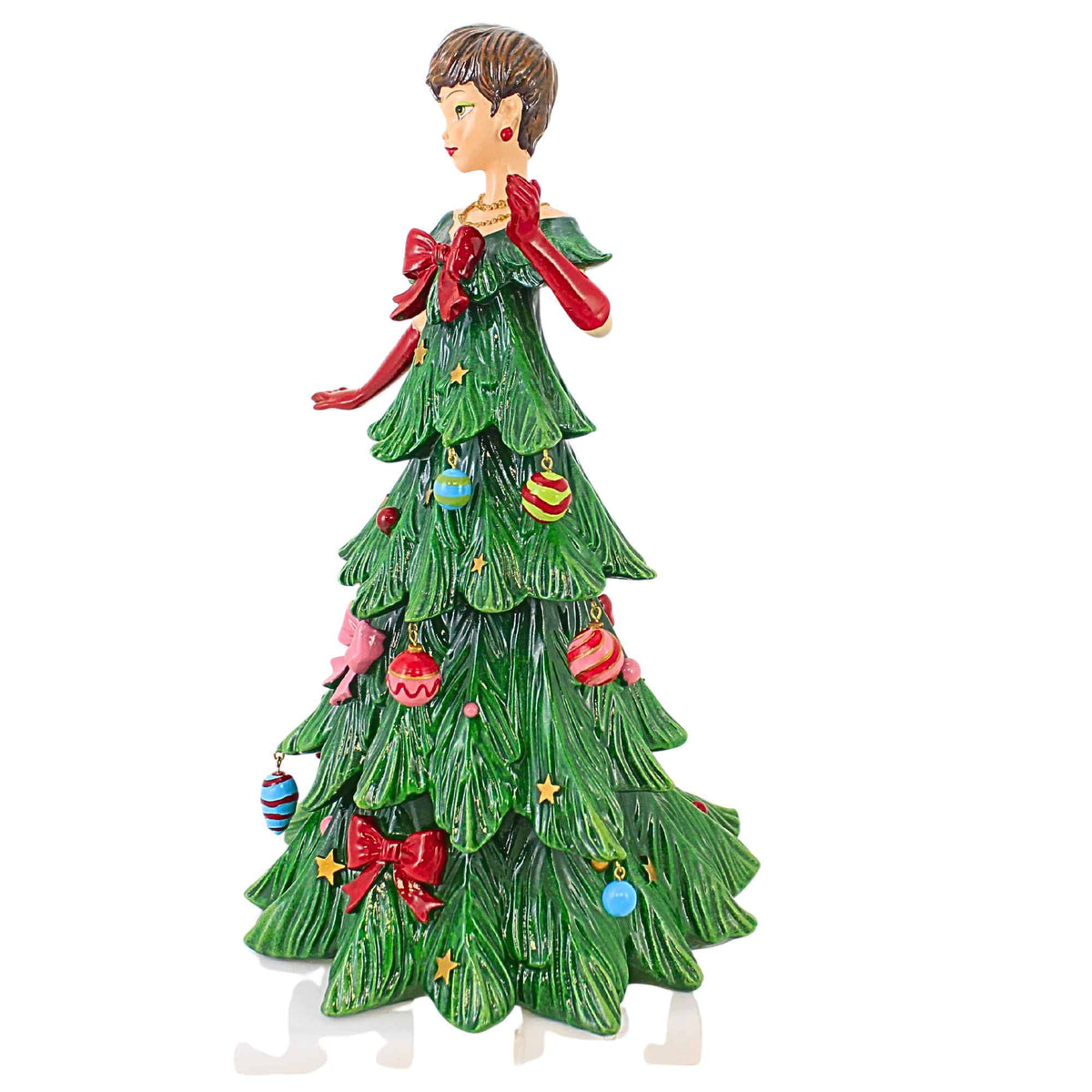 December Diamonds Holly Jolly Tree Lady - - SBKGifts.com