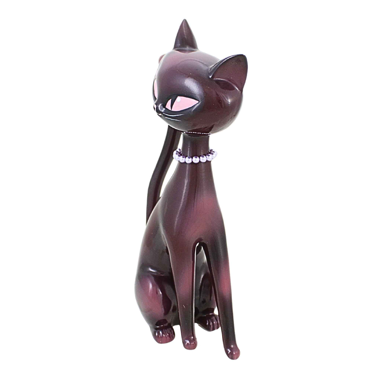 December Diamonds Black Cat With Pearls - - SBKGifts.com