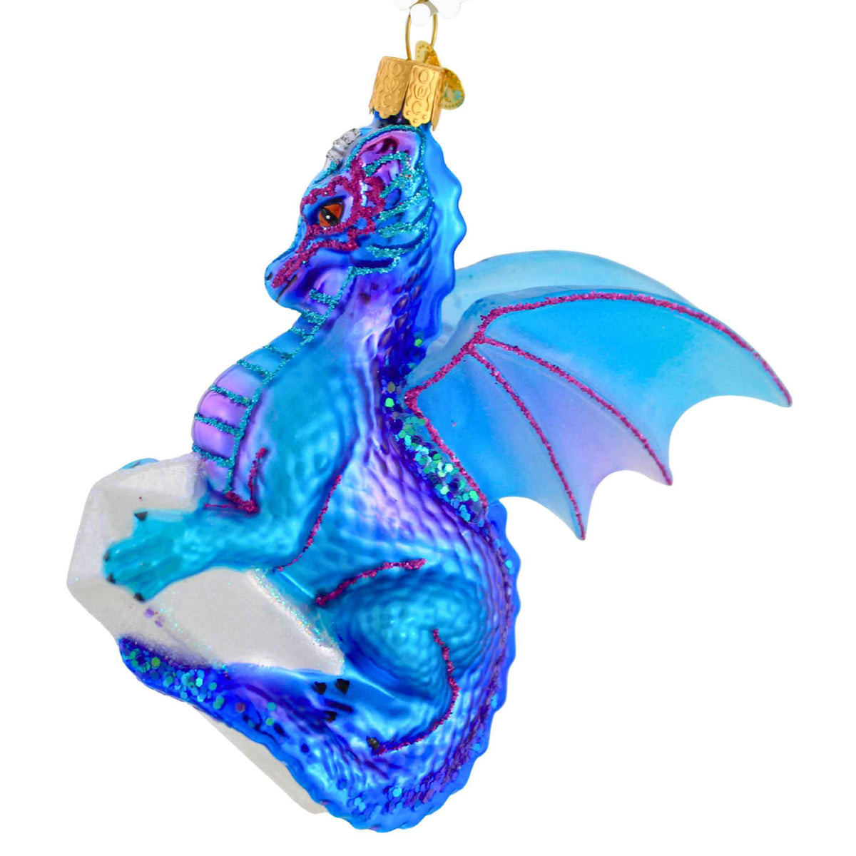 Old World Christmas Celestial Dragon Glass Christmas Ornament - - SBKGifts.com