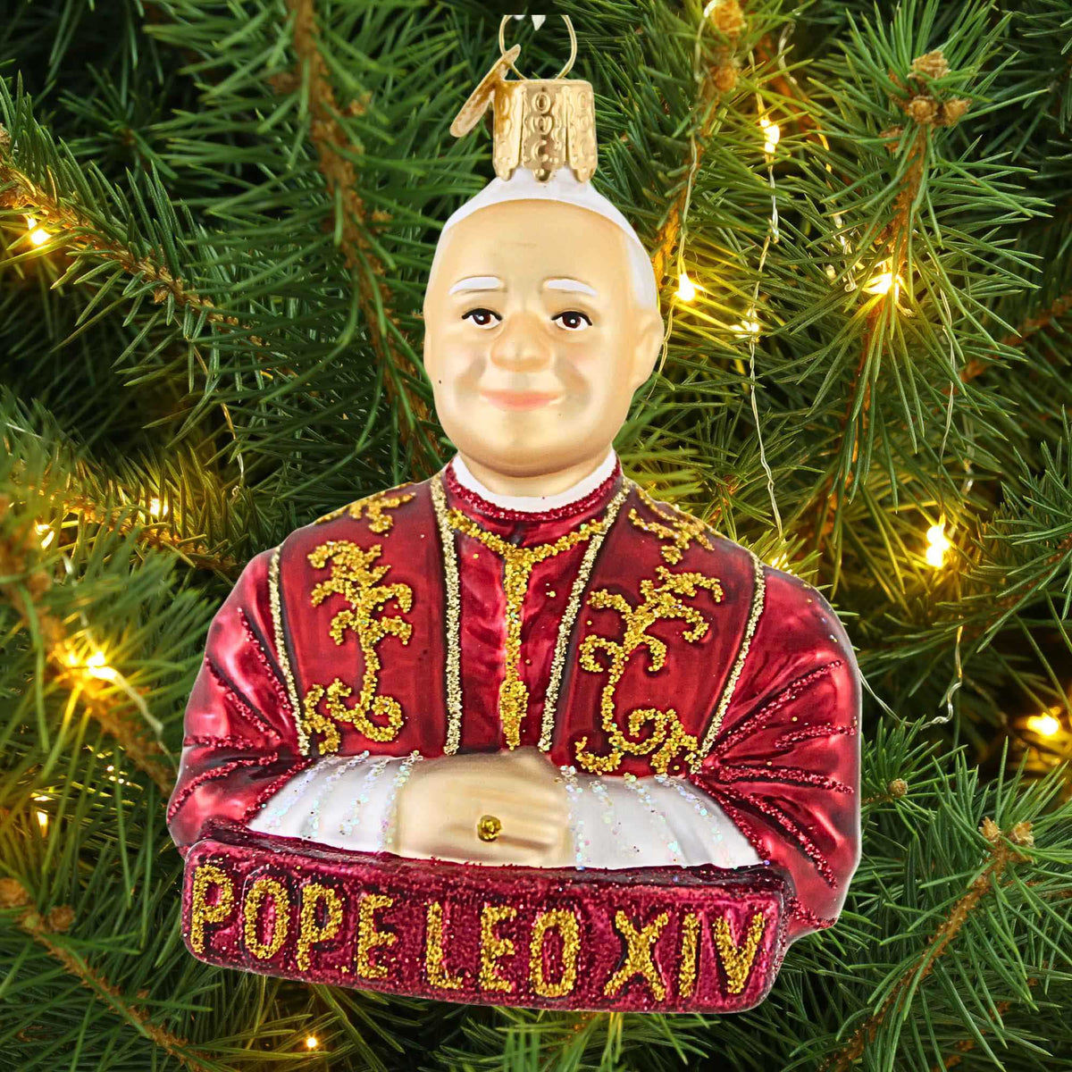 Old World Christmas Pope Leo Xiv - - SBKGifts.com