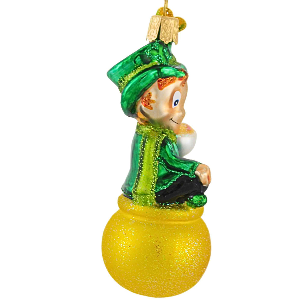 Old World Christmas Lucky The Leprechaun - - SBKGifts.com
