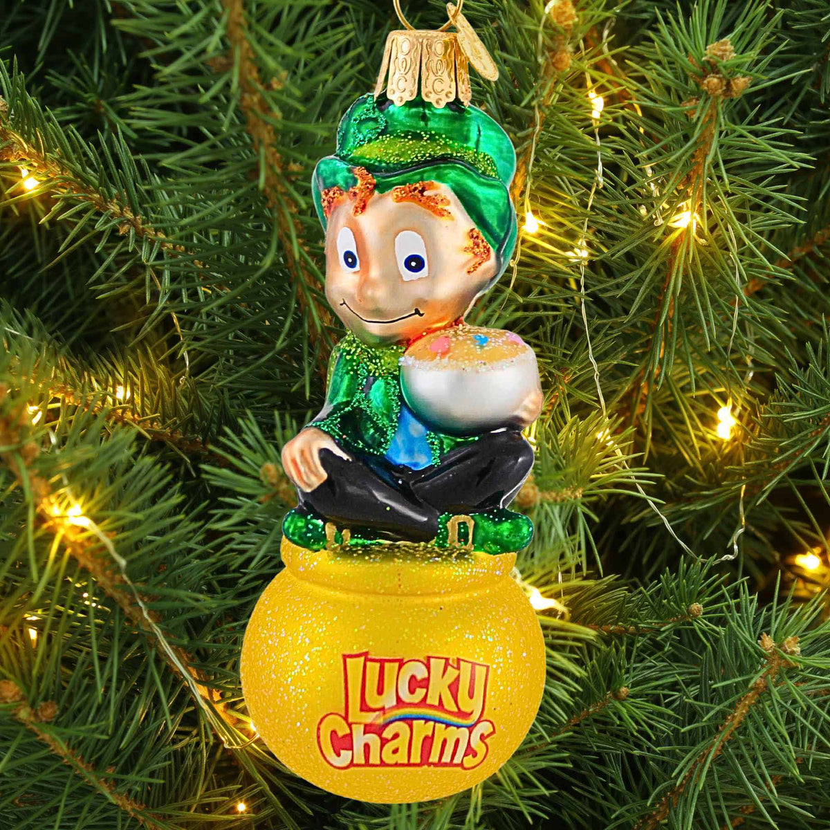 Old World Christmas Lucky The Leprechaun - - SBKGifts.com