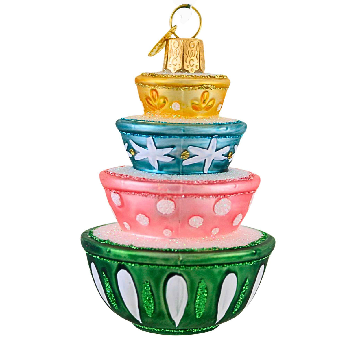 Old World Christmas Stacked Mixing Bowls - - SBKGifts.com
