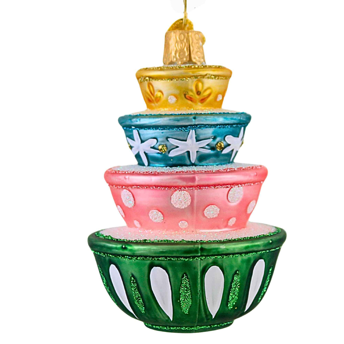 Old World Christmas Stacked Mixing Bowls - - SBKGifts.com