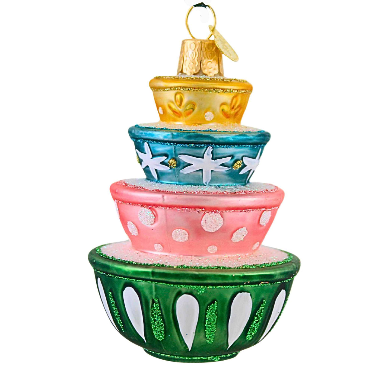 Old World Christmas Stacked Mixing Bowls - - SBKGifts.com