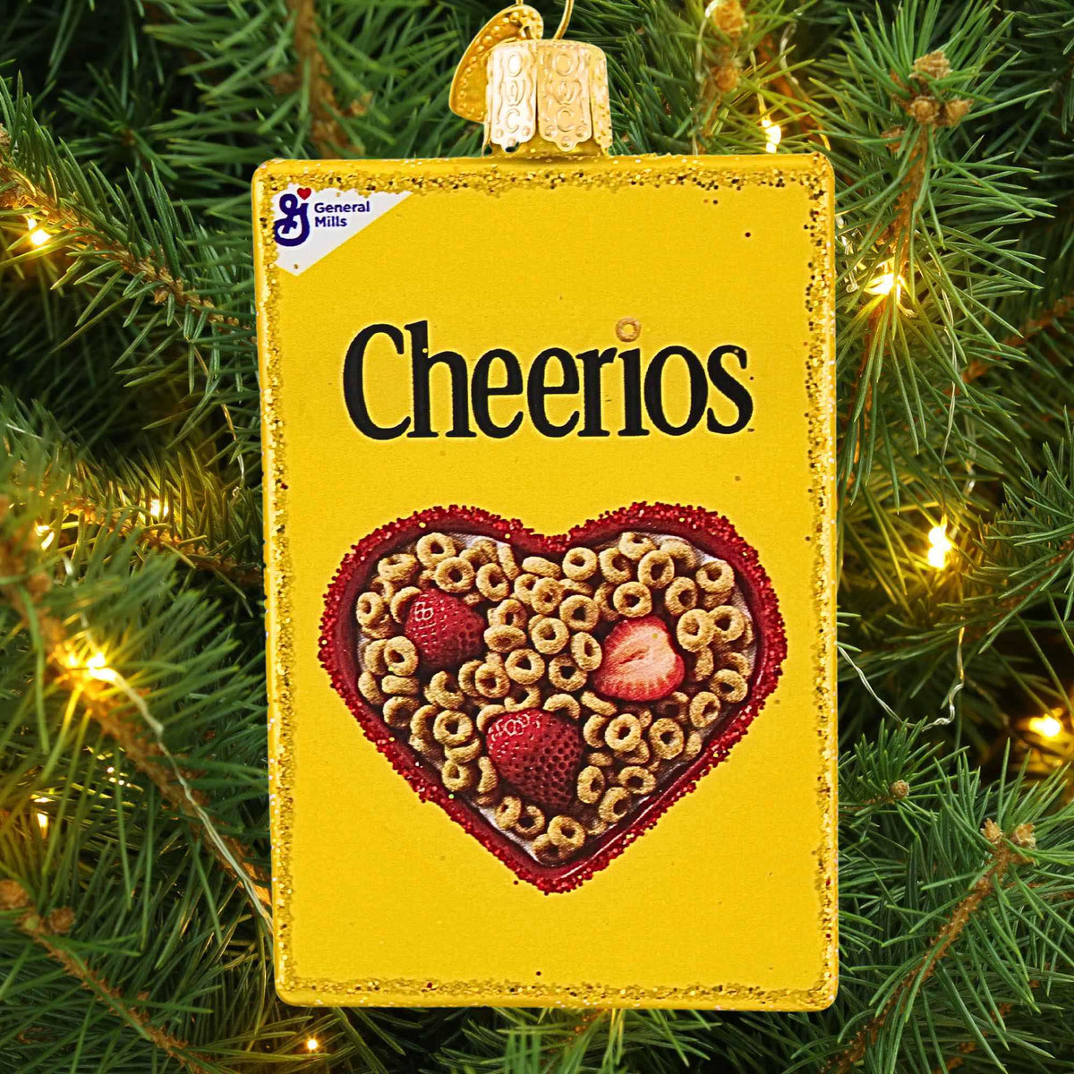 Old World Christmas Cheerios Box - - SBKGifts.com