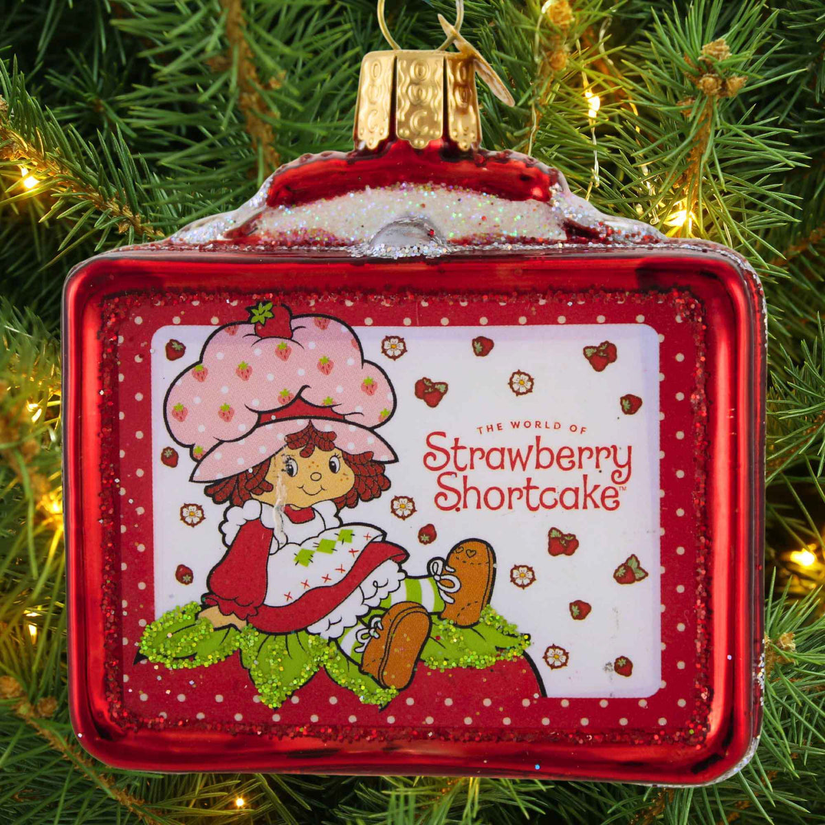 Old World Christmas Strawberry Shortcake Lunchbox - - SBKGifts.com