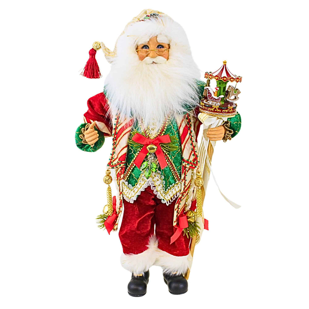 67344 Carousel Christmas Santa CC16285