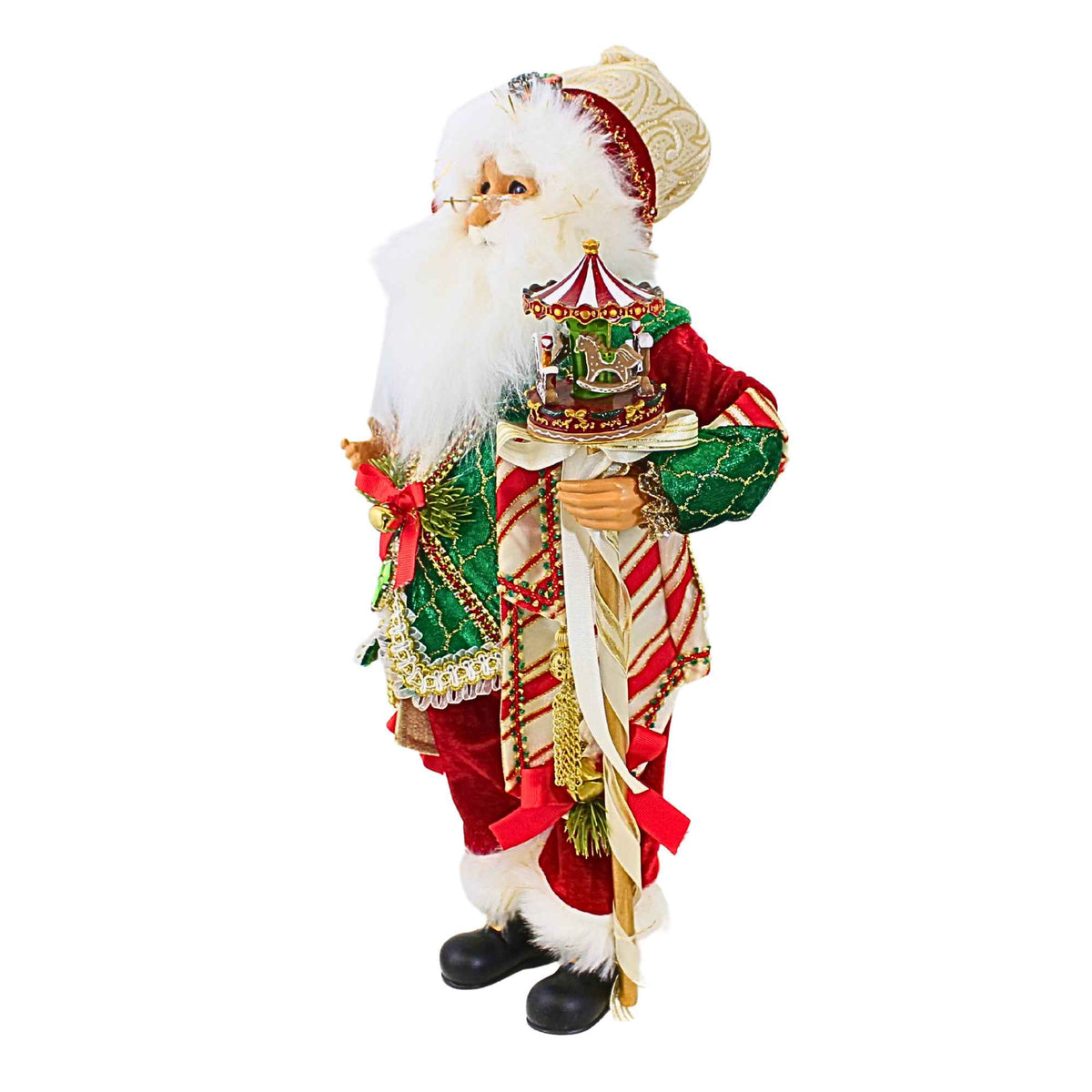 Karen Didion Carousel Christmas Santa - - SBKGifts.com
