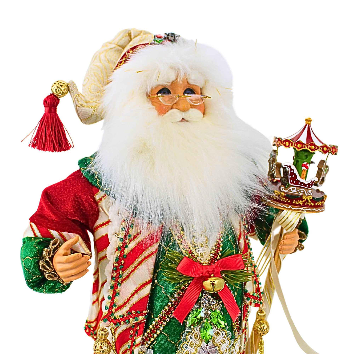 Karen Didion Carousel Christmas Santa - - SBKGifts.com