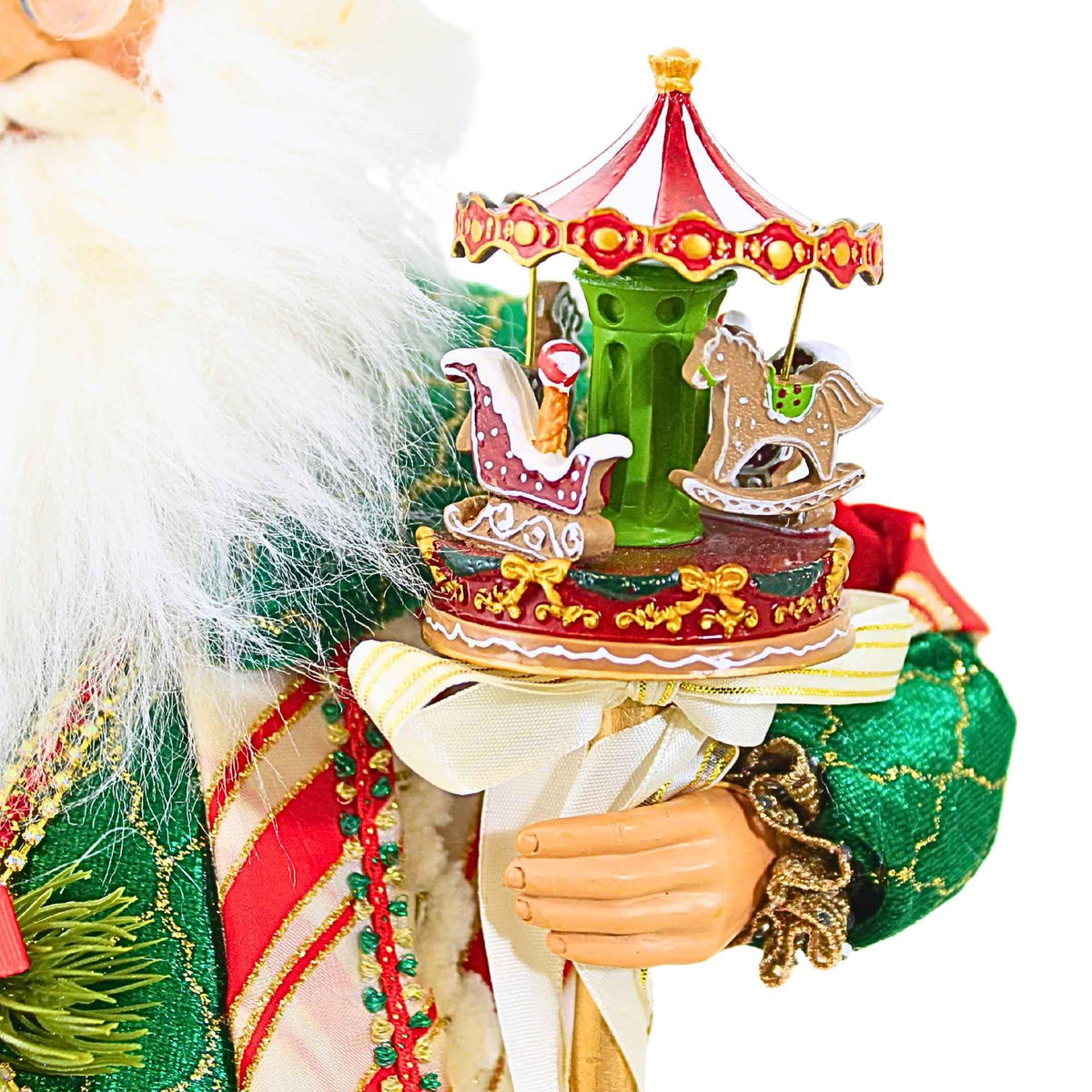 Karen Didion Carousel Christmas Santa - - SBKGifts.com