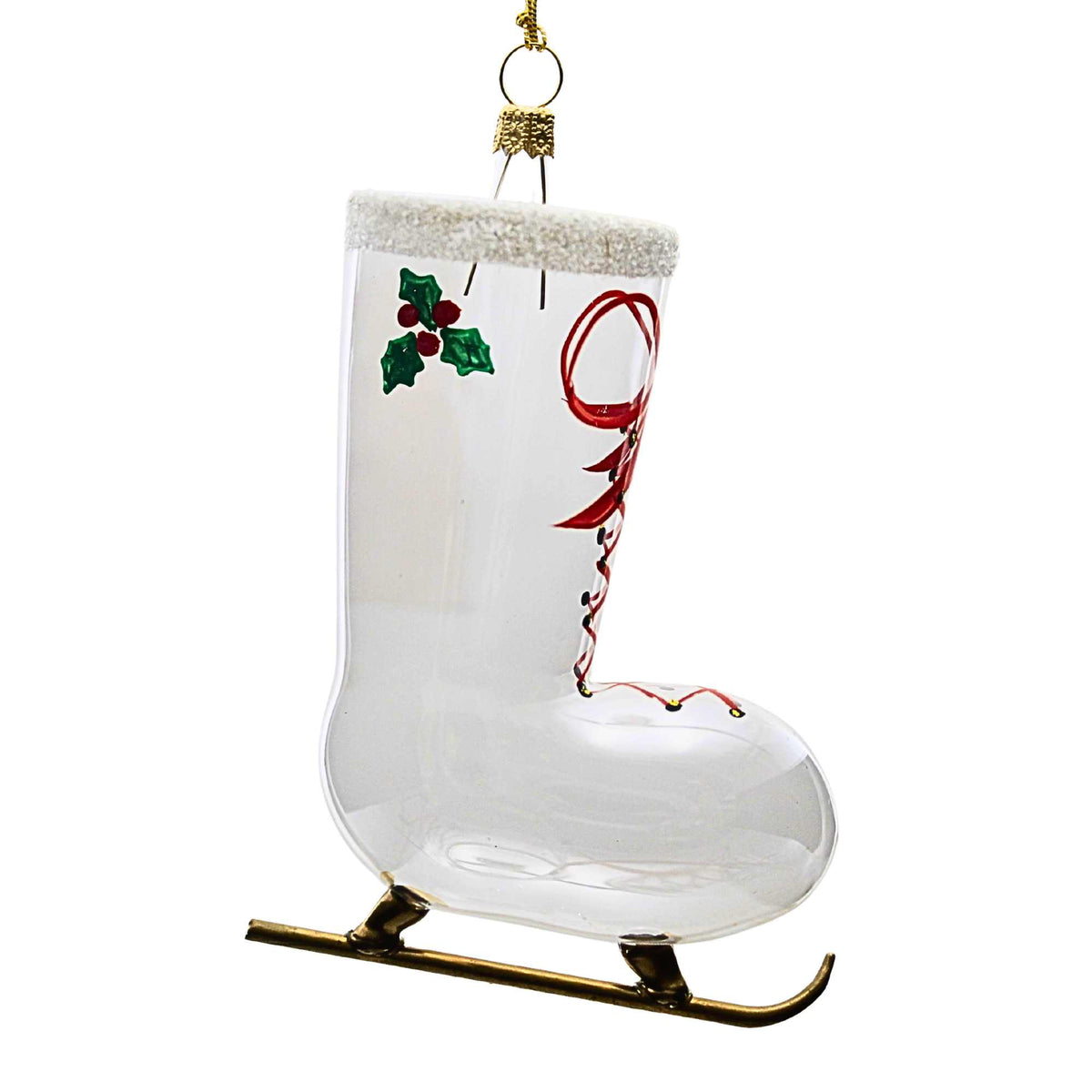 De Carlini Italian Ornaments Winter Glide - - SBKGifts.com