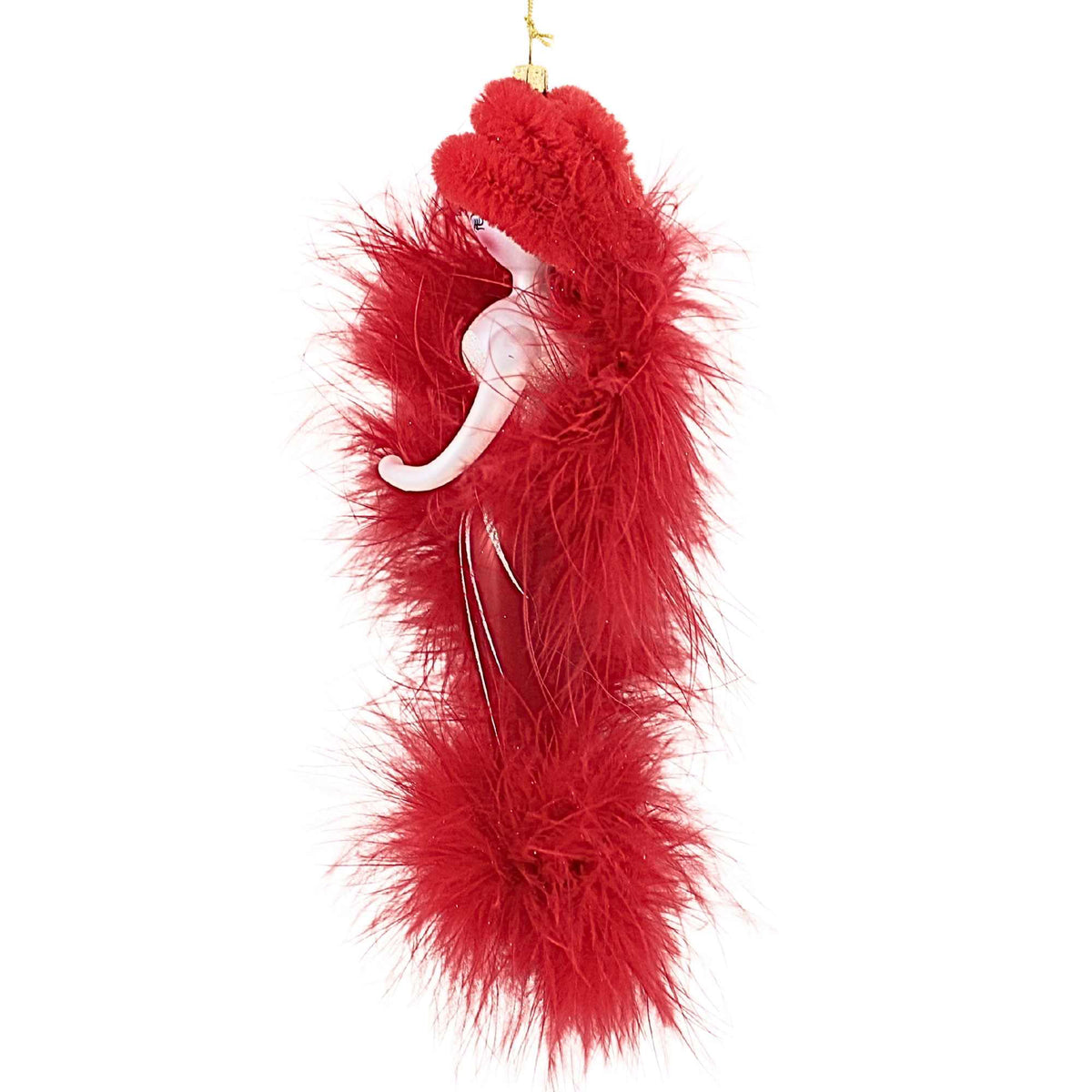 De Carlini Italian Ornaments Red Hot Roxie - - SBKGifts.com