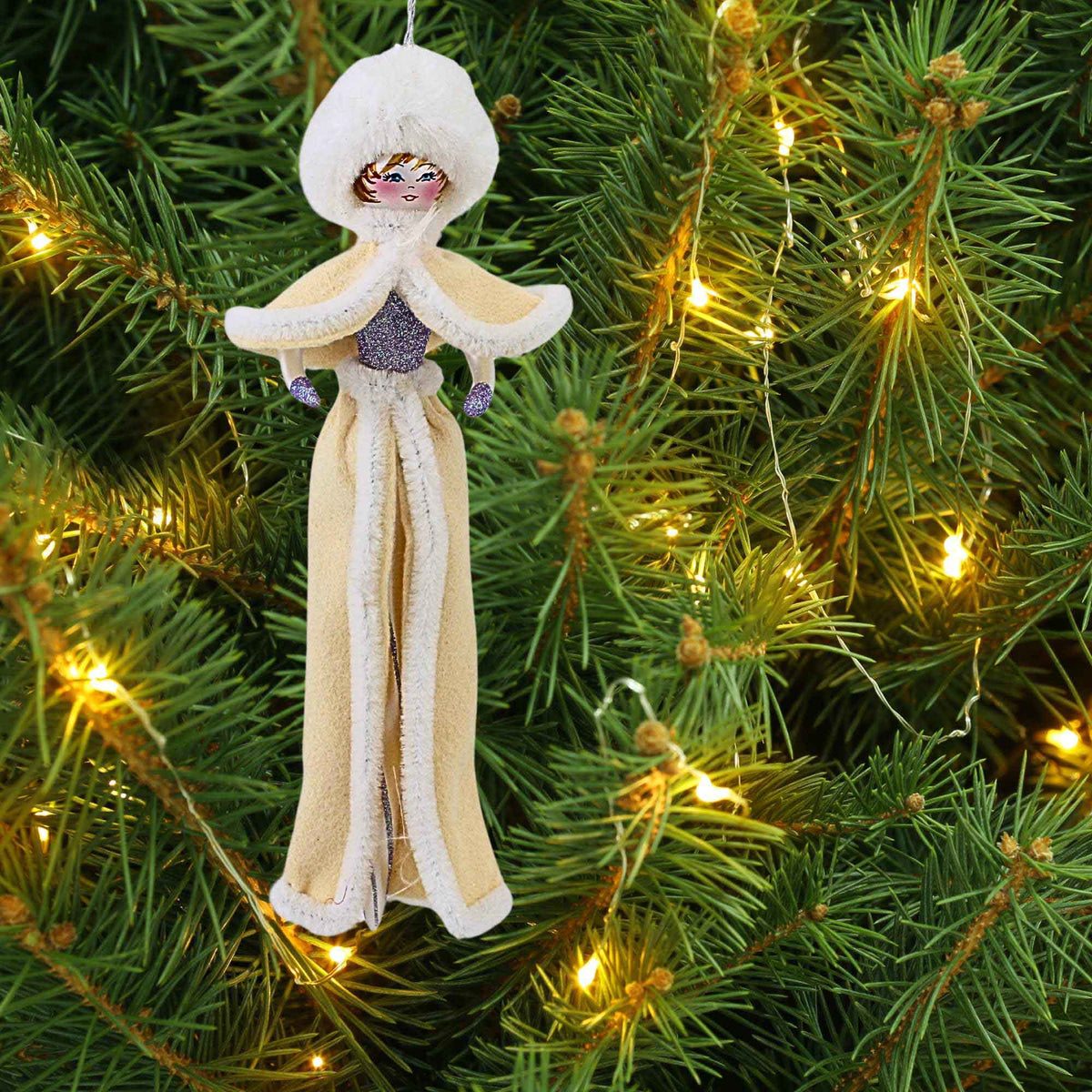 De Carlini Italian Ornaments Winter White Affair - - SBKGifts.com