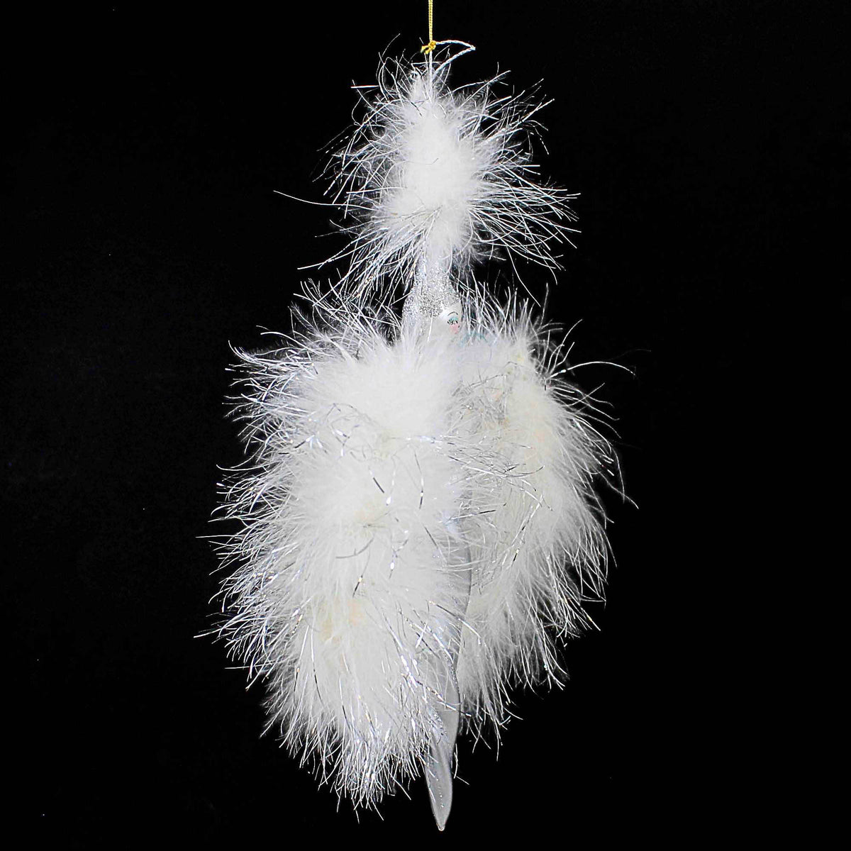 De Carlini Italian Ornaments Silver Stardust - - SBKGifts.com
