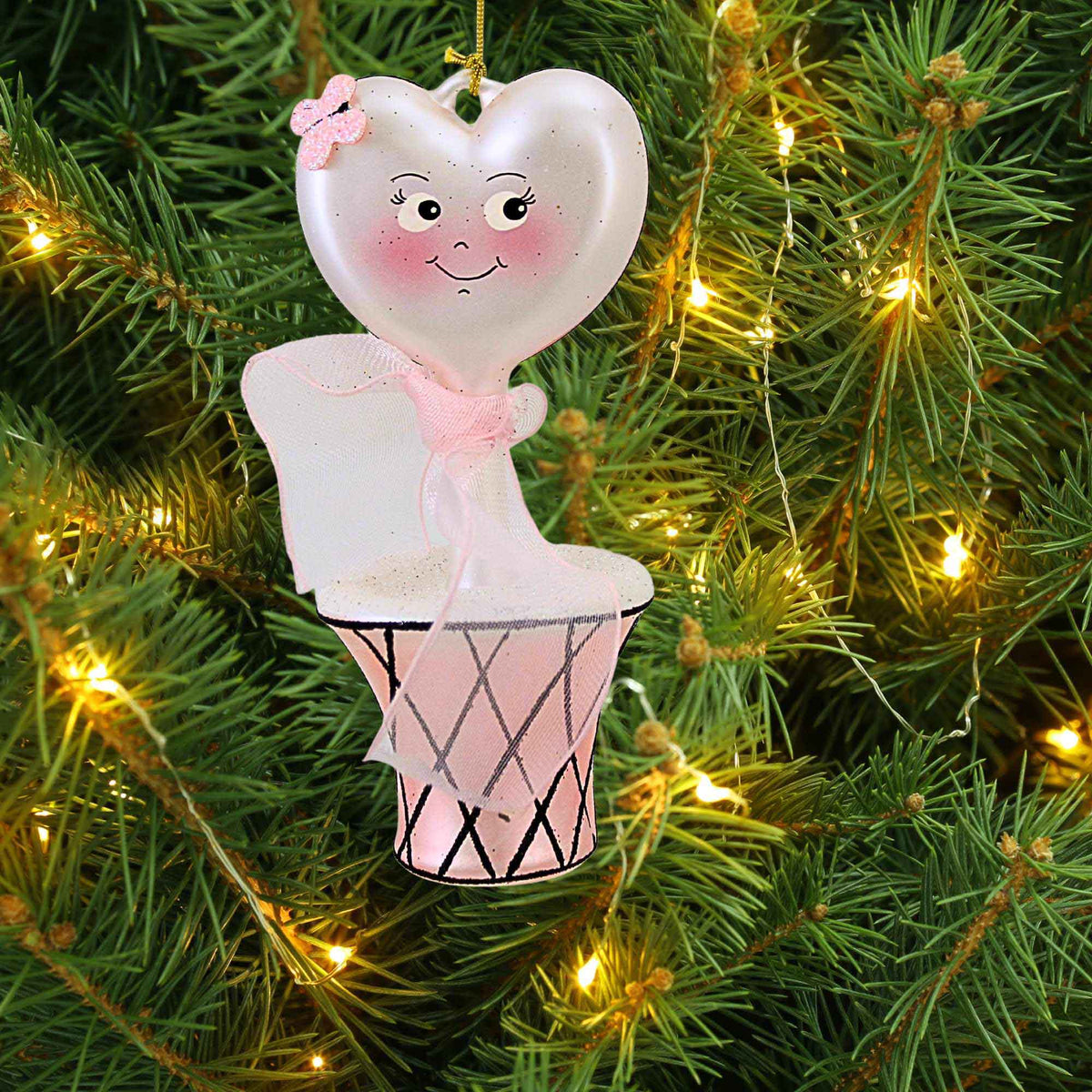 De Carlini Italian Ornaments Sweetheart Topiary - - SBKGifts.com