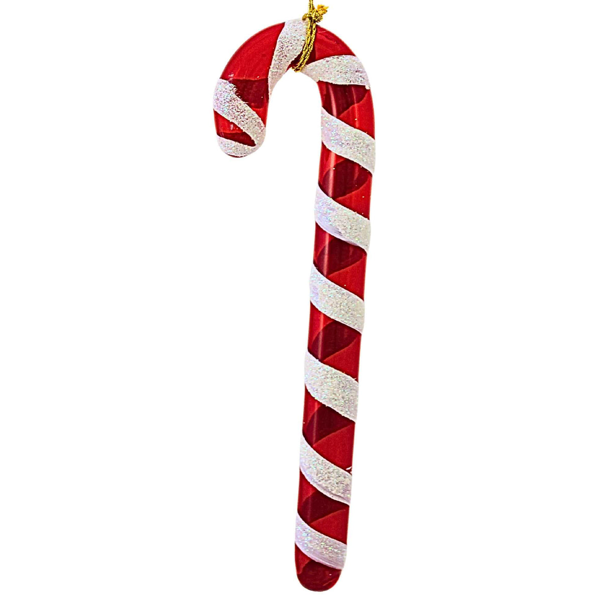 De Carlini Italian Ornaments Christmas Candy Cane - - SBKGifts.com