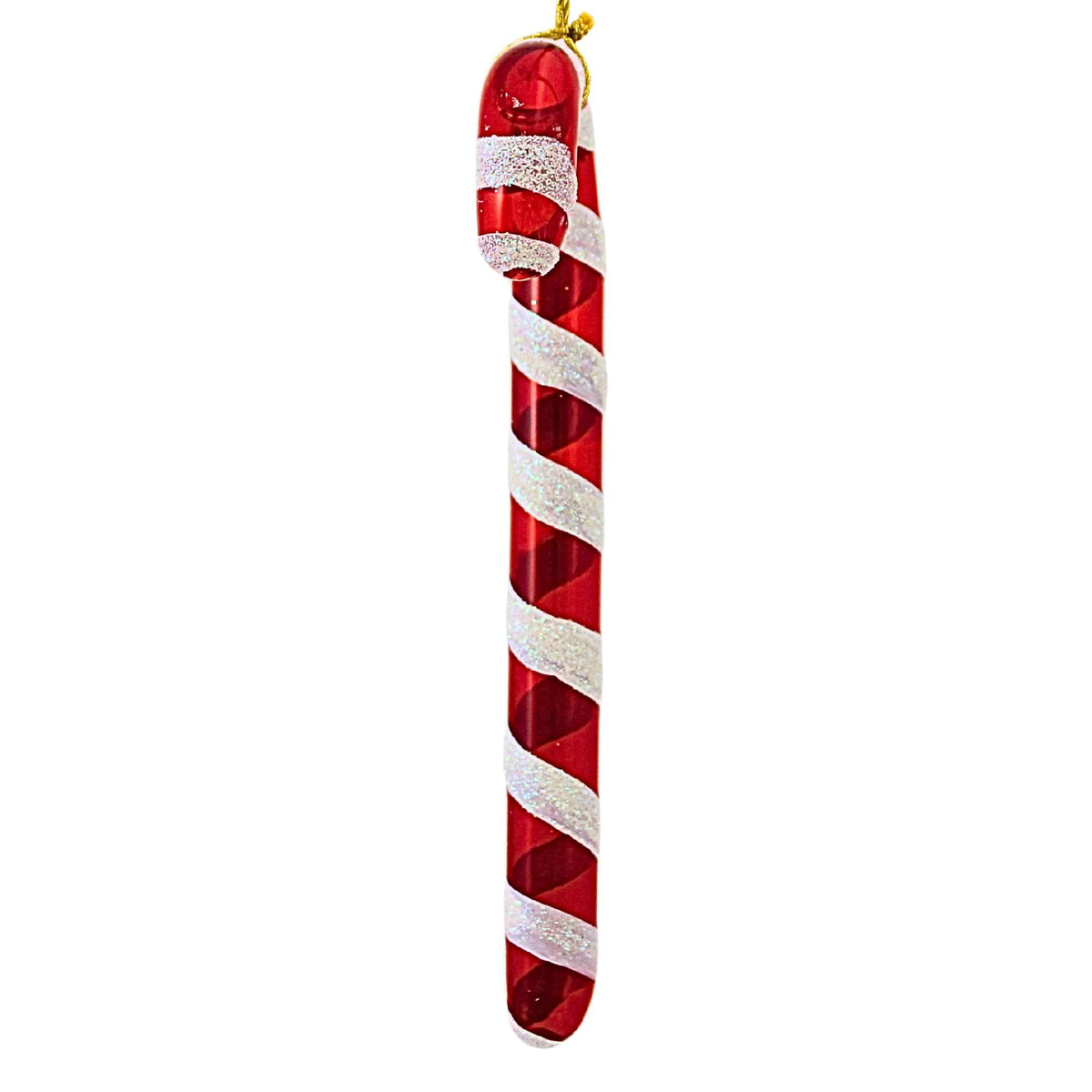 De Carlini Italian Ornaments Christmas Candy Cane - - SBKGifts.com