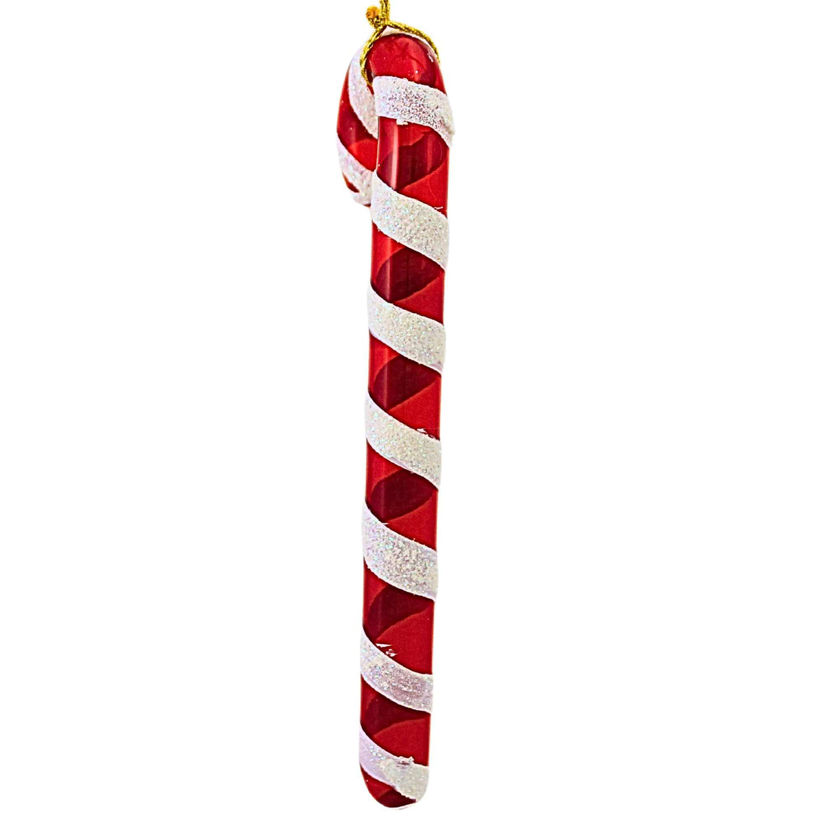 De Carlini Italian Ornaments Christmas Candy Cane - - SBKGifts.com