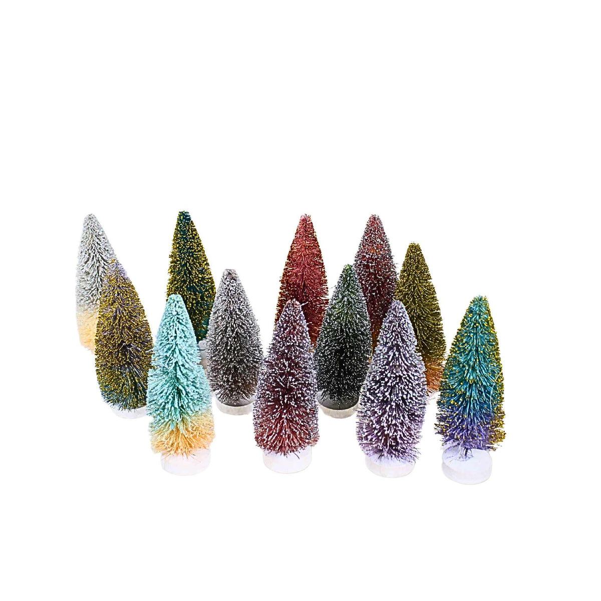 67384 Glittered Ombre Trees Small BB99S