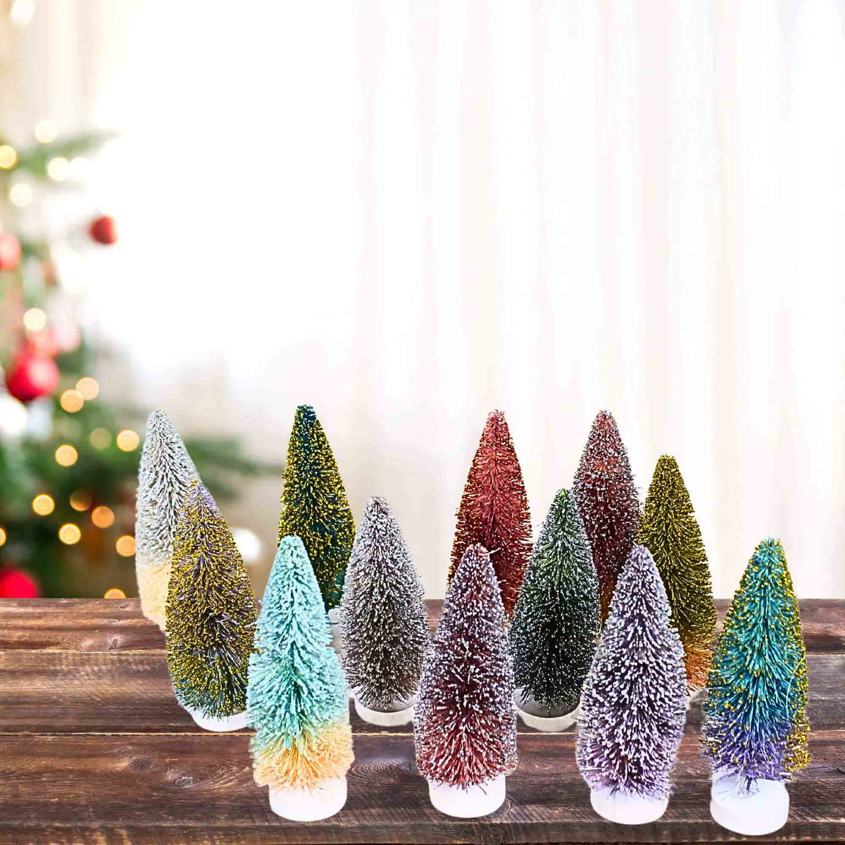 Cody Foster Glittered Ombre Trees Small - - SBKGifts.com