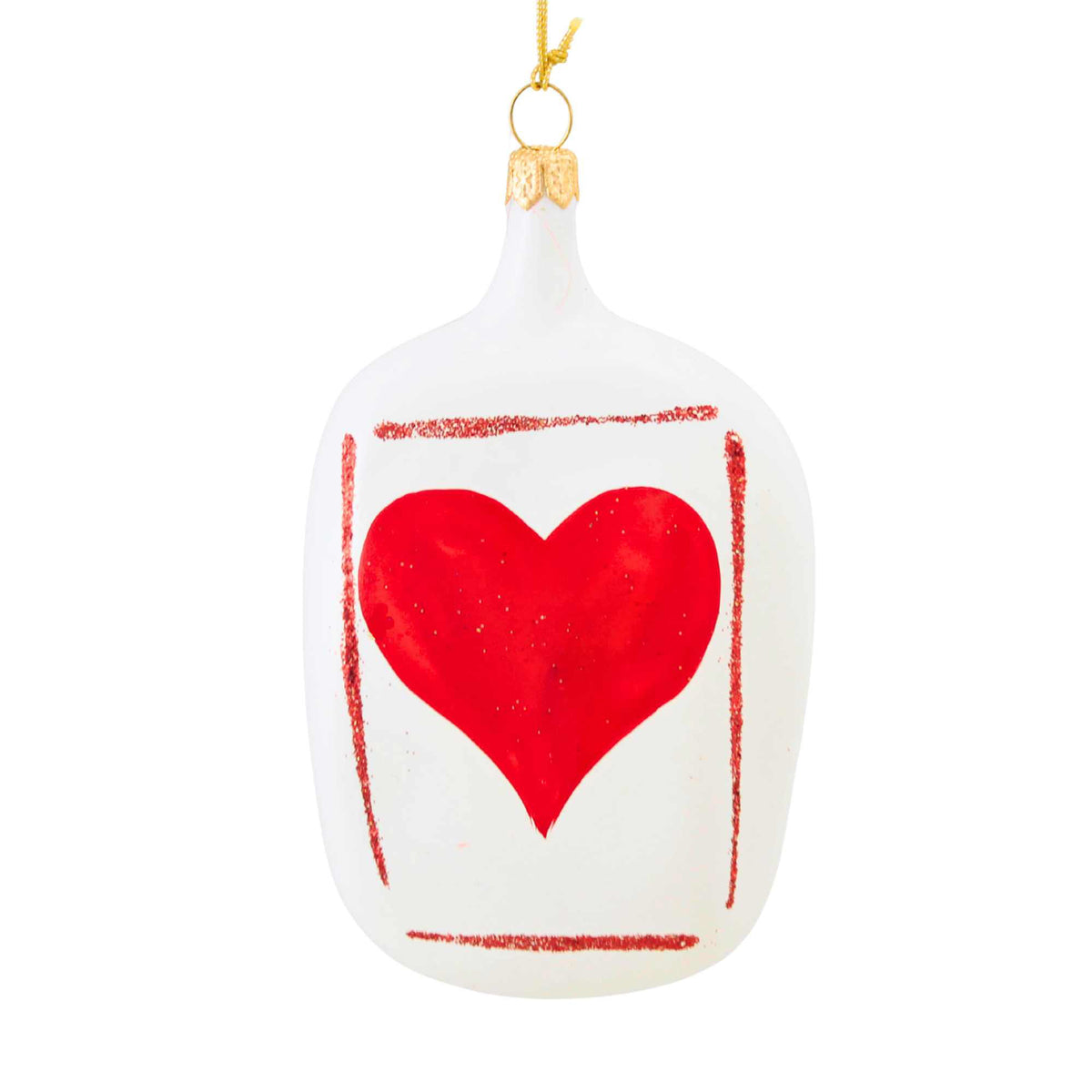 De Carlini Italian Ornaments King Of Hearts - - SBKGifts.com