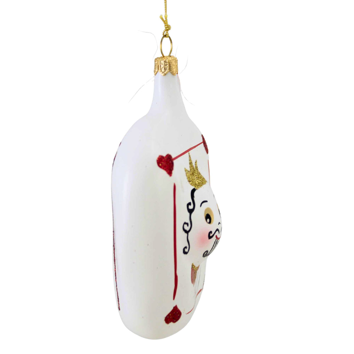 De Carlini Italian Ornaments King Of Hearts - - SBKGifts.com