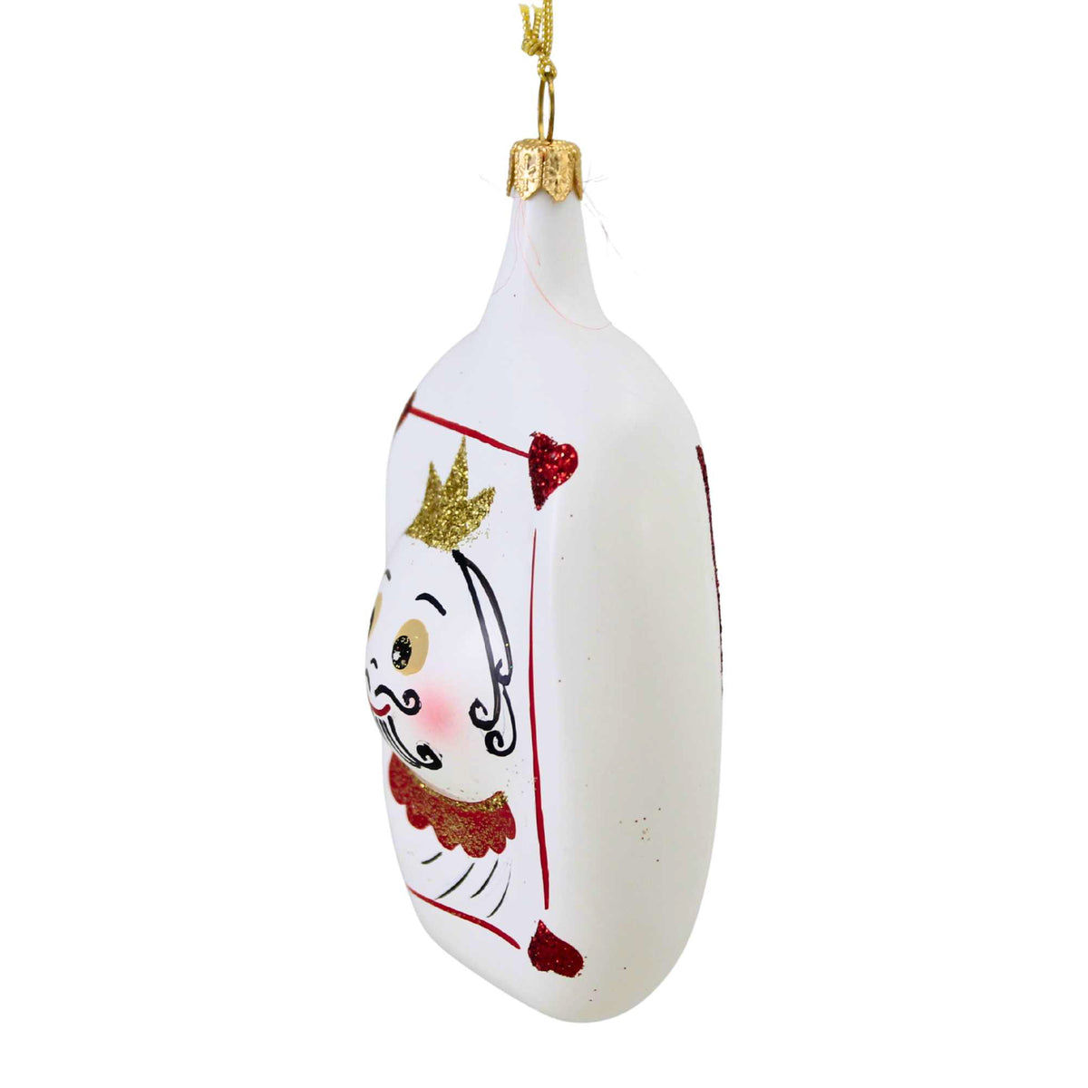 De Carlini Italian Ornaments King Of Hearts - - SBKGifts.com