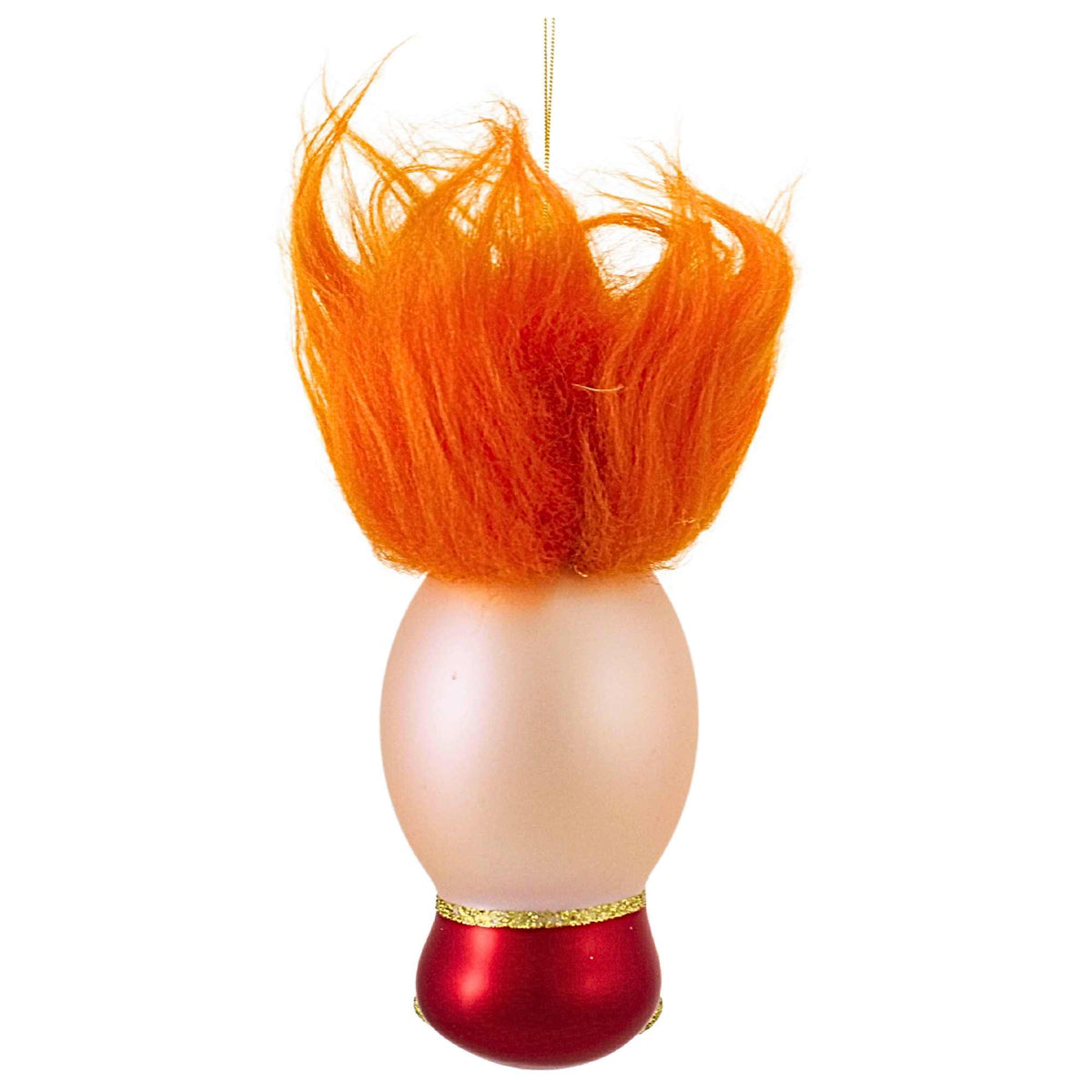 De Carlini Italian Ornaments Tangerine Trixie Moptop - - SBKGifts.com