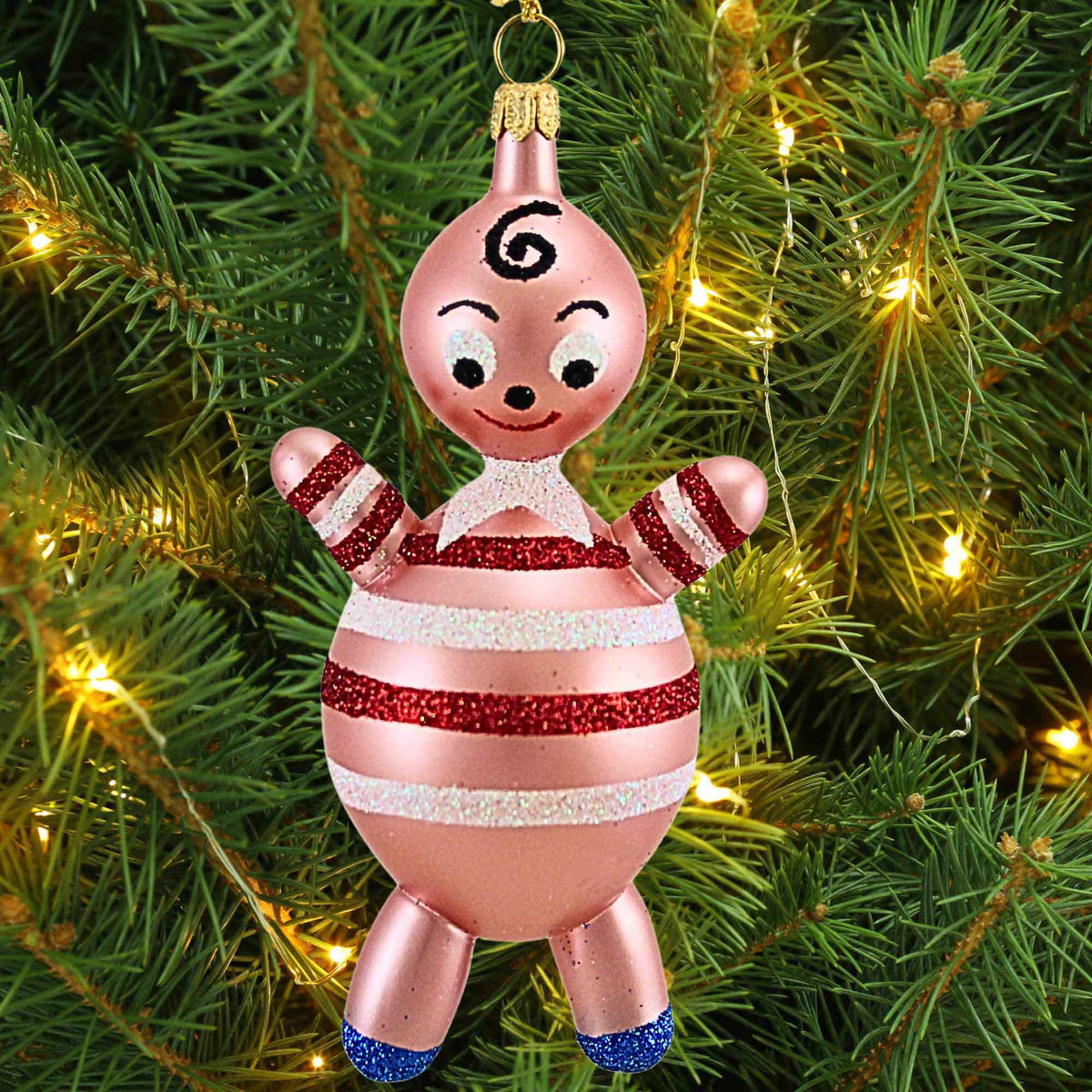 De Carlini Italian Ornaments Benny Gingerbread - - SBKGifts.com