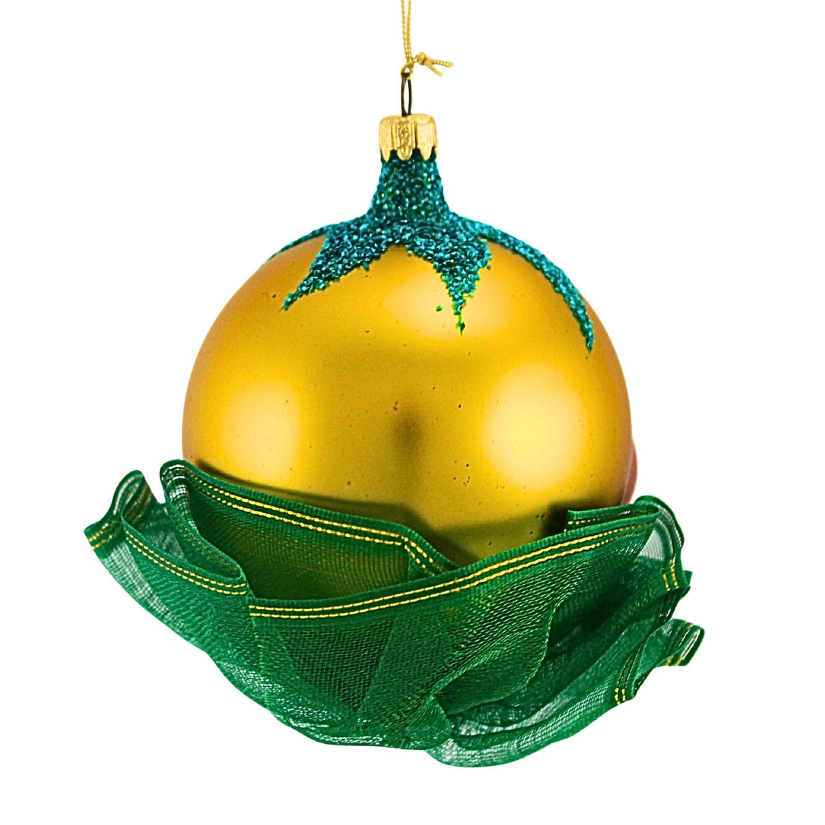De Carlini Italian Ornaments Peachy Keen - - SBKGifts.com