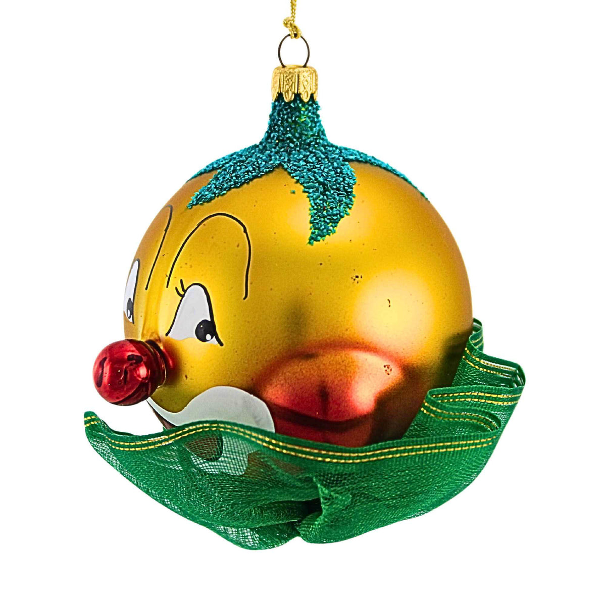 De Carlini Italian Ornaments Peachy Keen - - SBKGifts.com