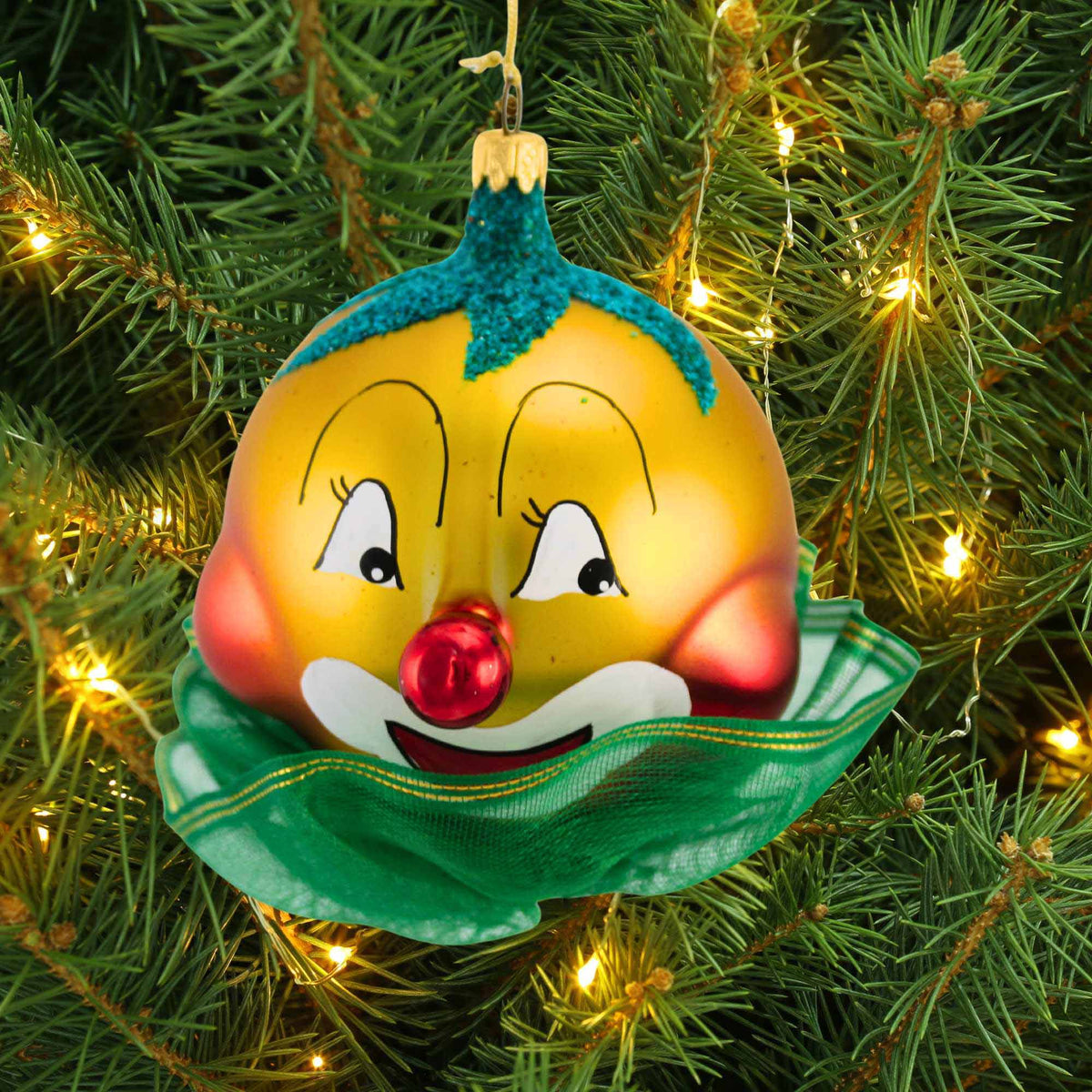De Carlini Italian Ornaments Peachy Keen - - SBKGifts.com