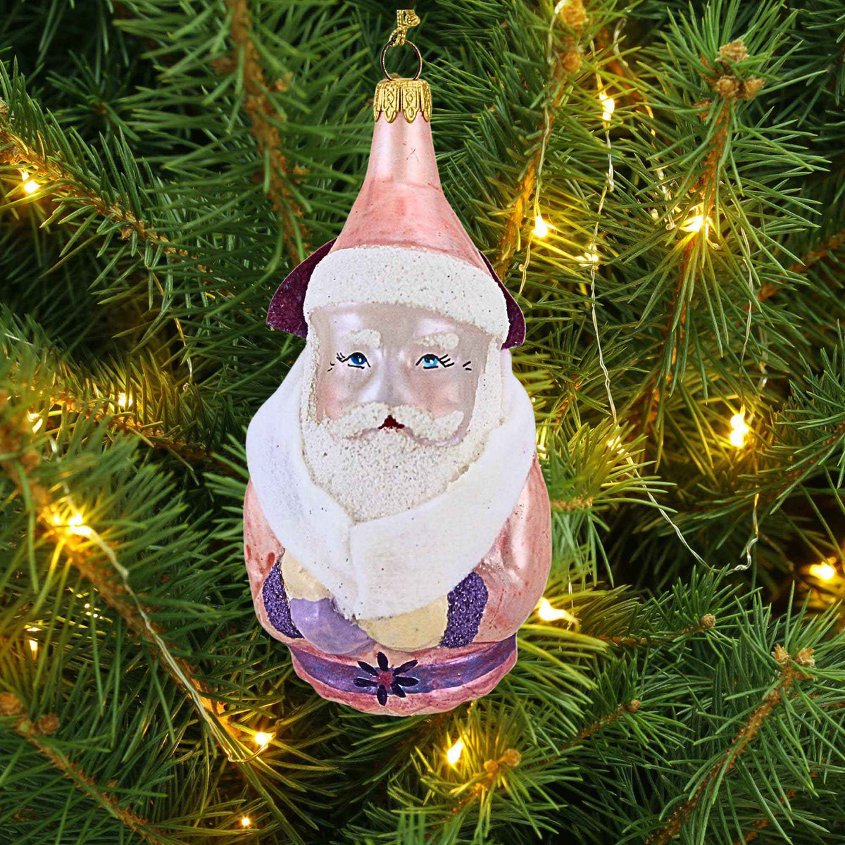 De Carlini Italian Ornaments Toyshop Santa - - SBKGifts.com
