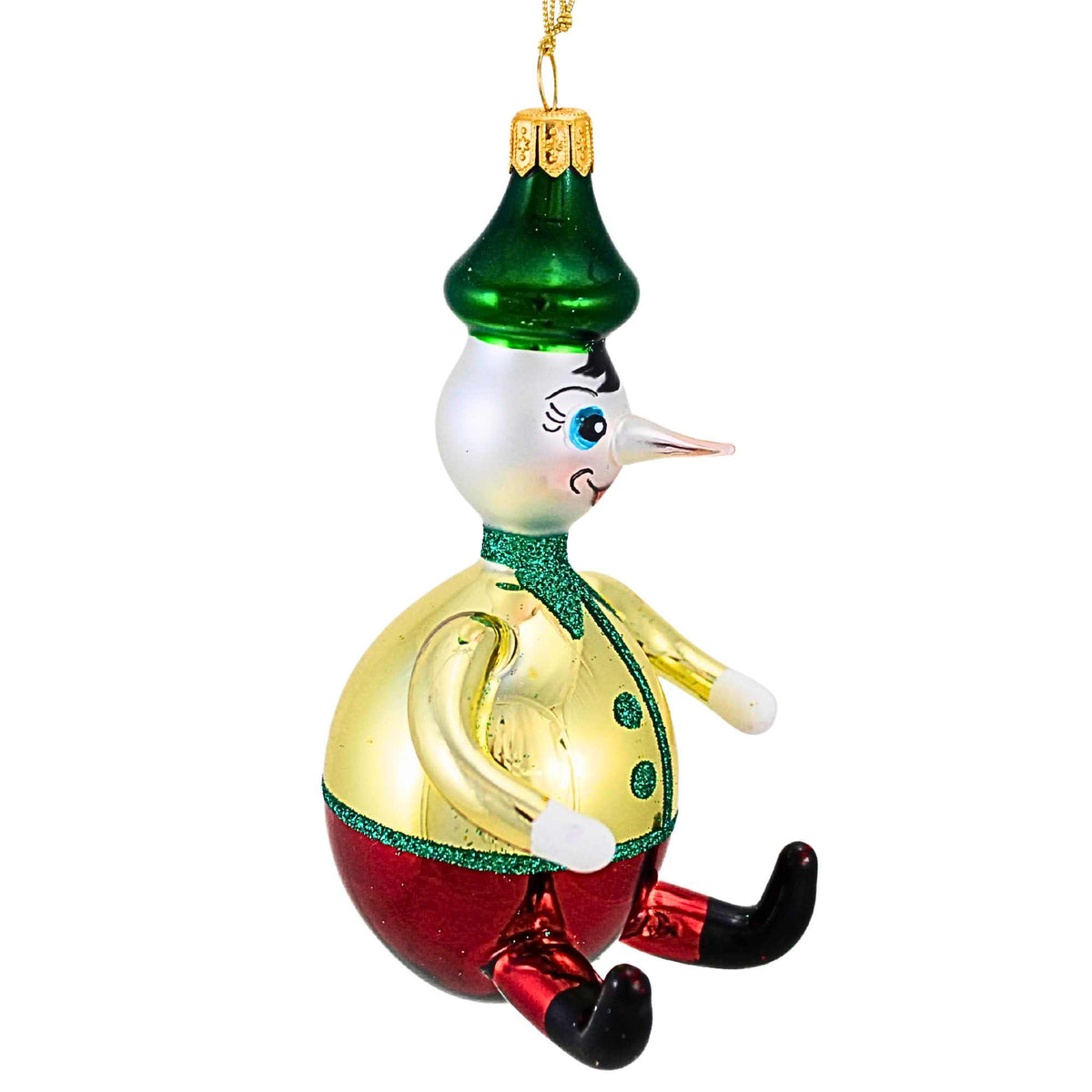 De Carlini Italian Ornaments Puppet With A Promise - - SBKGifts.com